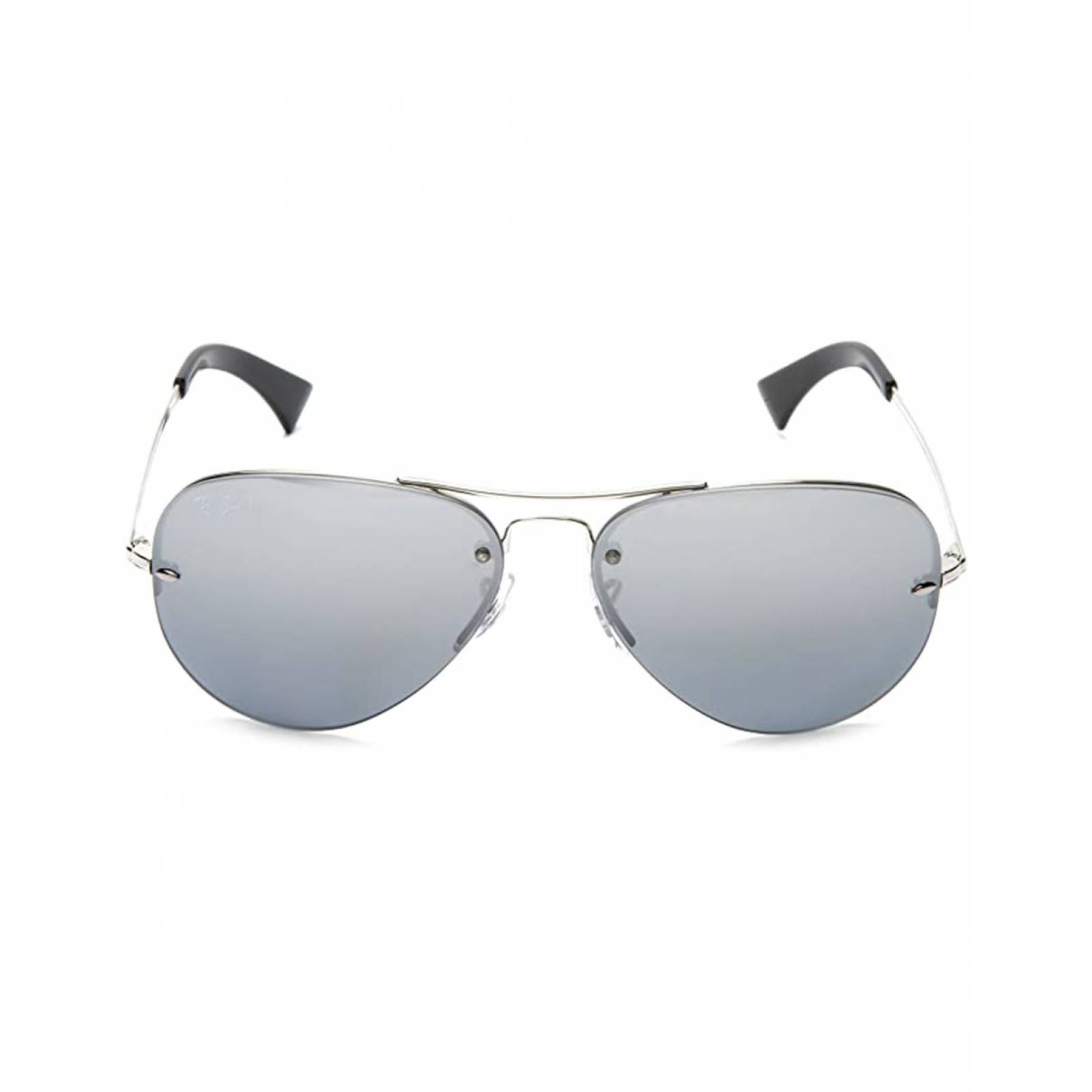 Lente De Sol Ray Ban Polarizado Rb3449 003/82 59Mm Plata