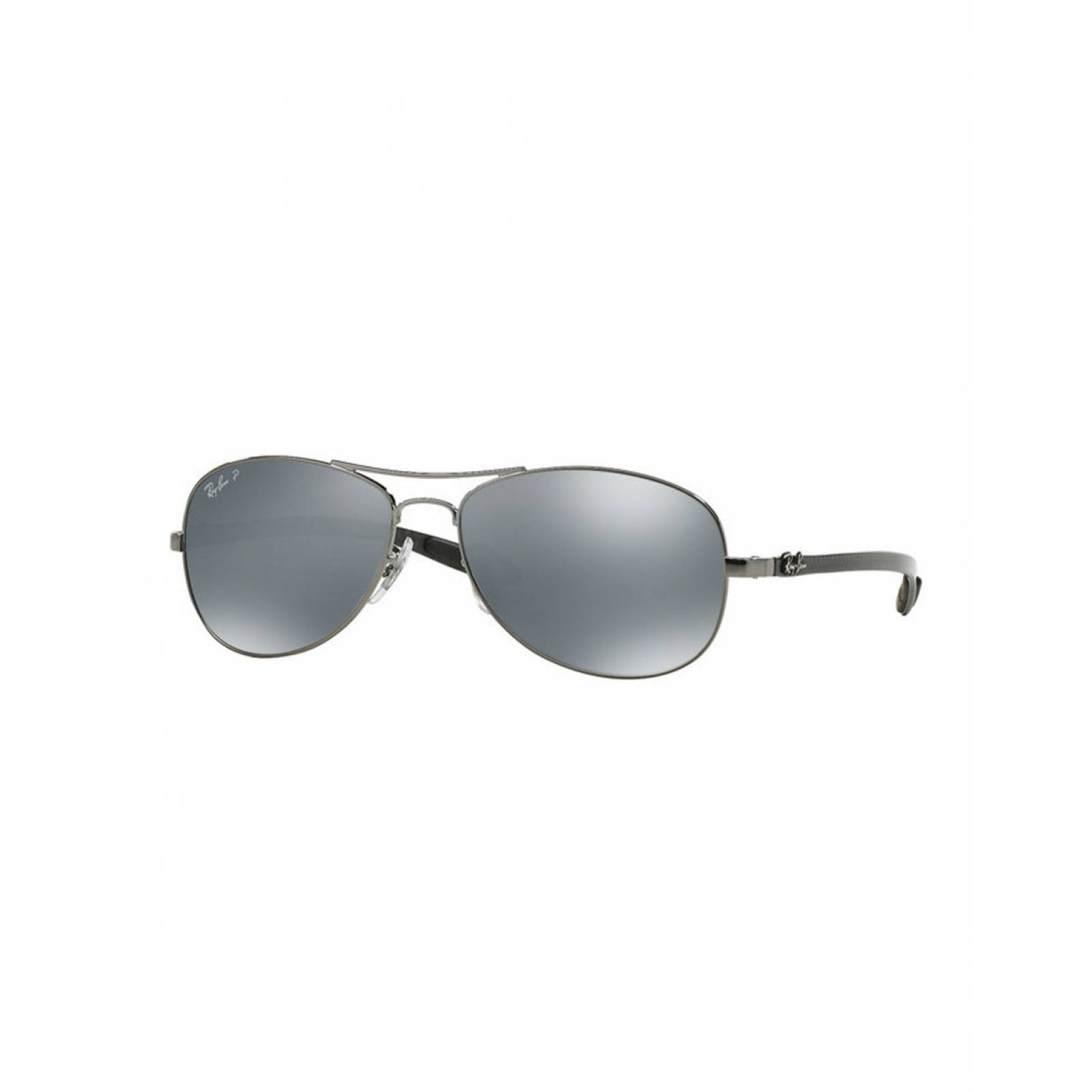 Lente De Sol Ray Ban Polarizado Rb8301 004/K6 59Mm Plata