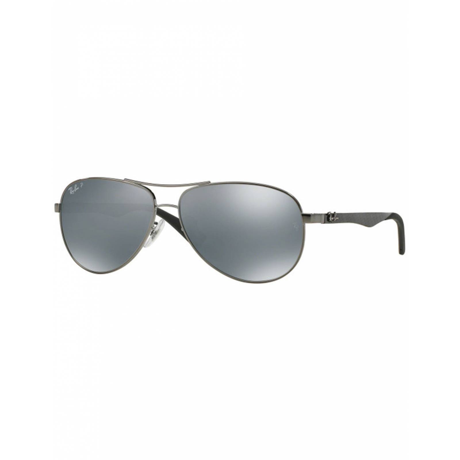 Lente De Sol Ray Ban Polarizado Rb8313 004/K6 61Mm Plata