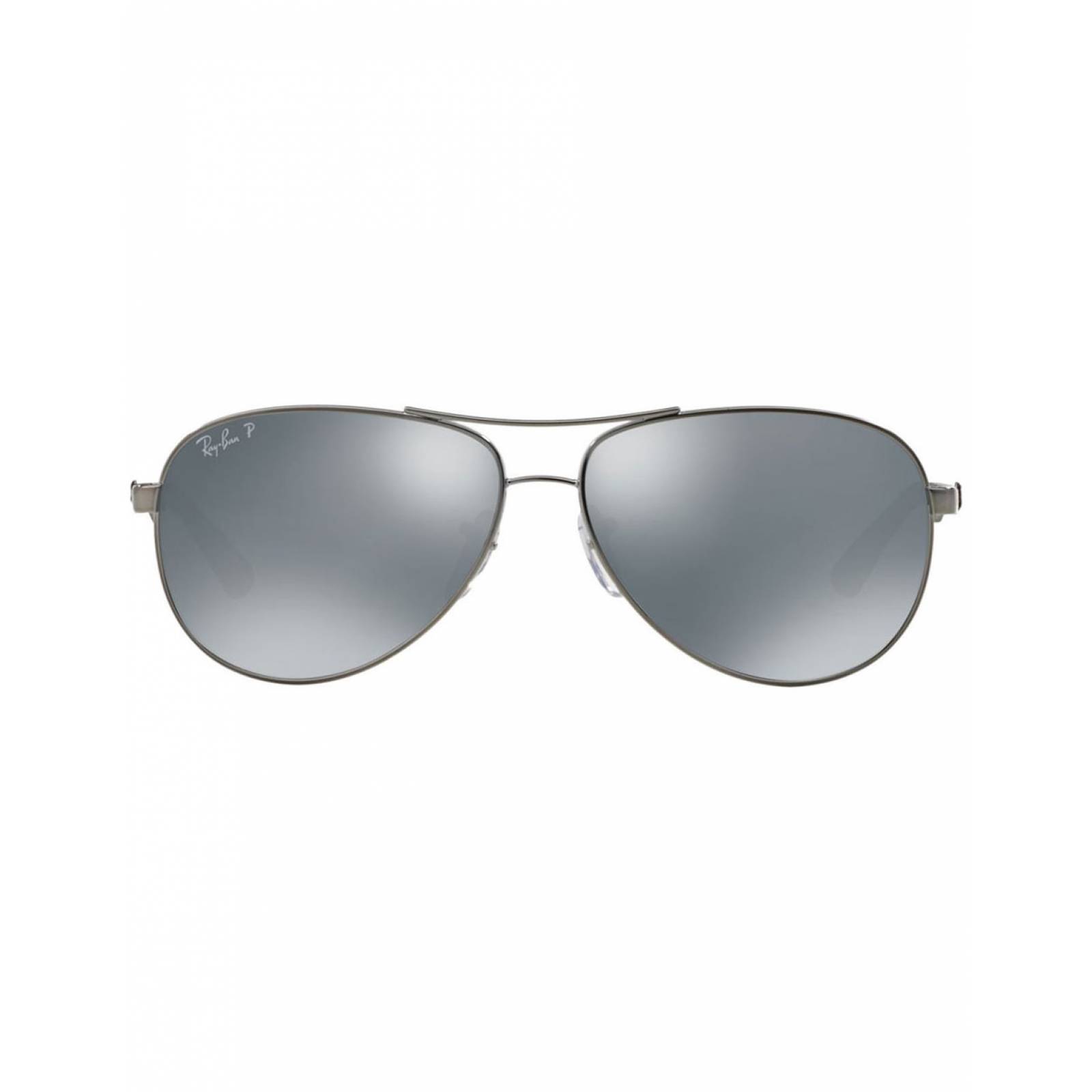 Lente De Sol Ray Ban Polarizado Rb8313 004/K6 61Mm Plata