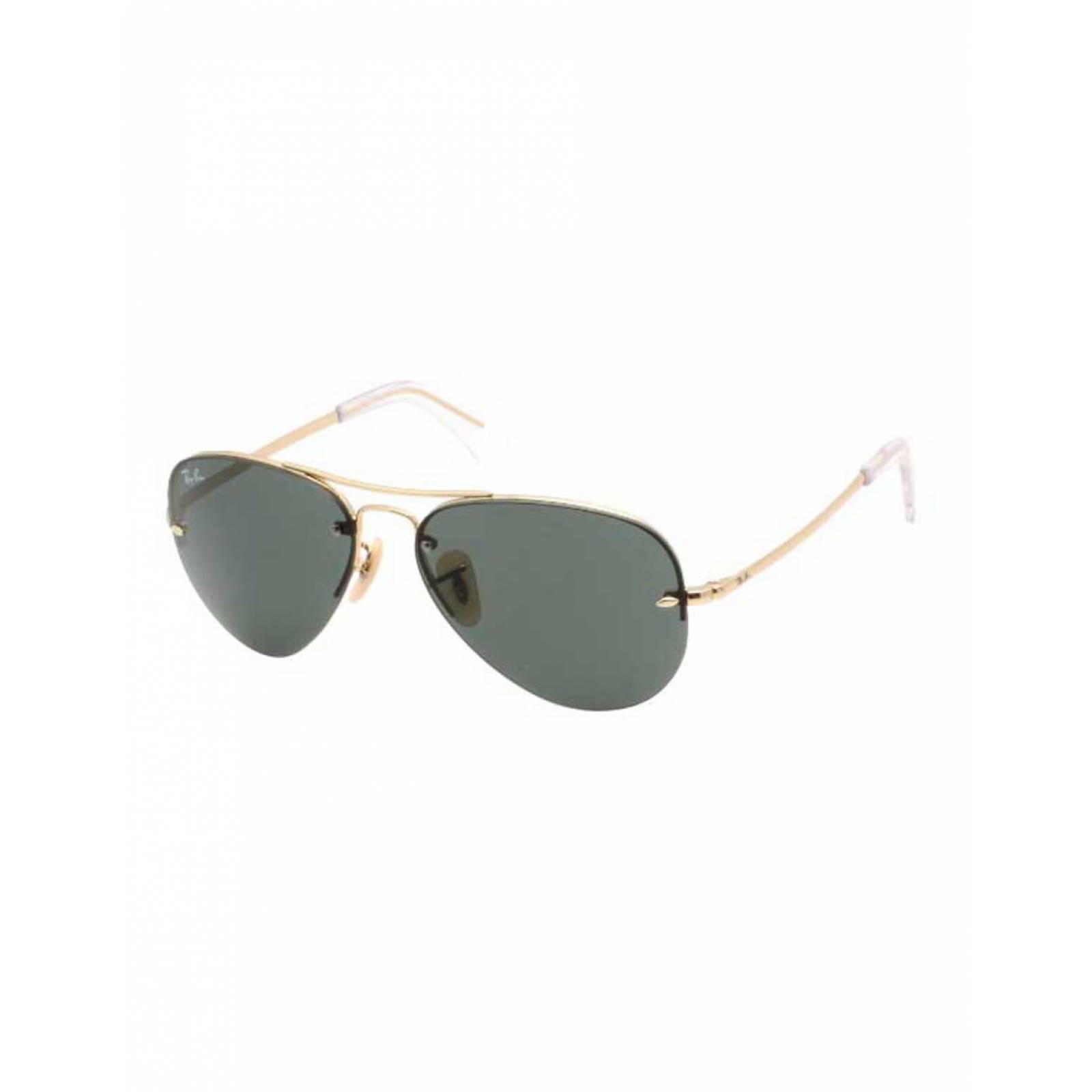 Lente De Sol Ray Ban Rb3449 001/71 59Mm G15 Dorado/Verde Oscuro