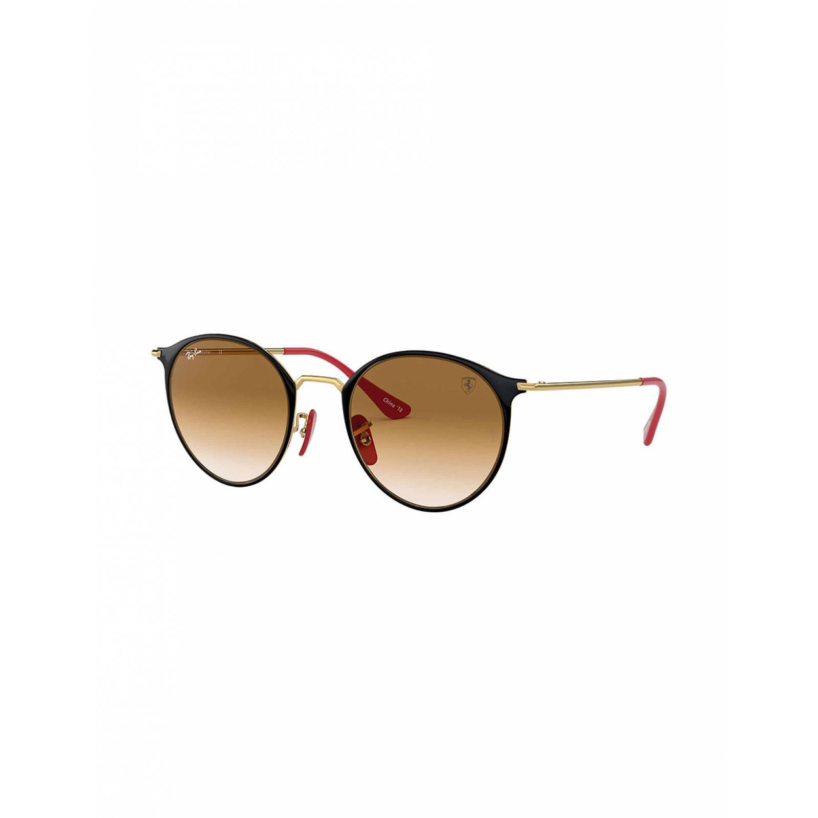 Lente De Sol Ray Ban Rb3602M F02151 Scuderia Ferrari 52Mm Negro/Café Degradado