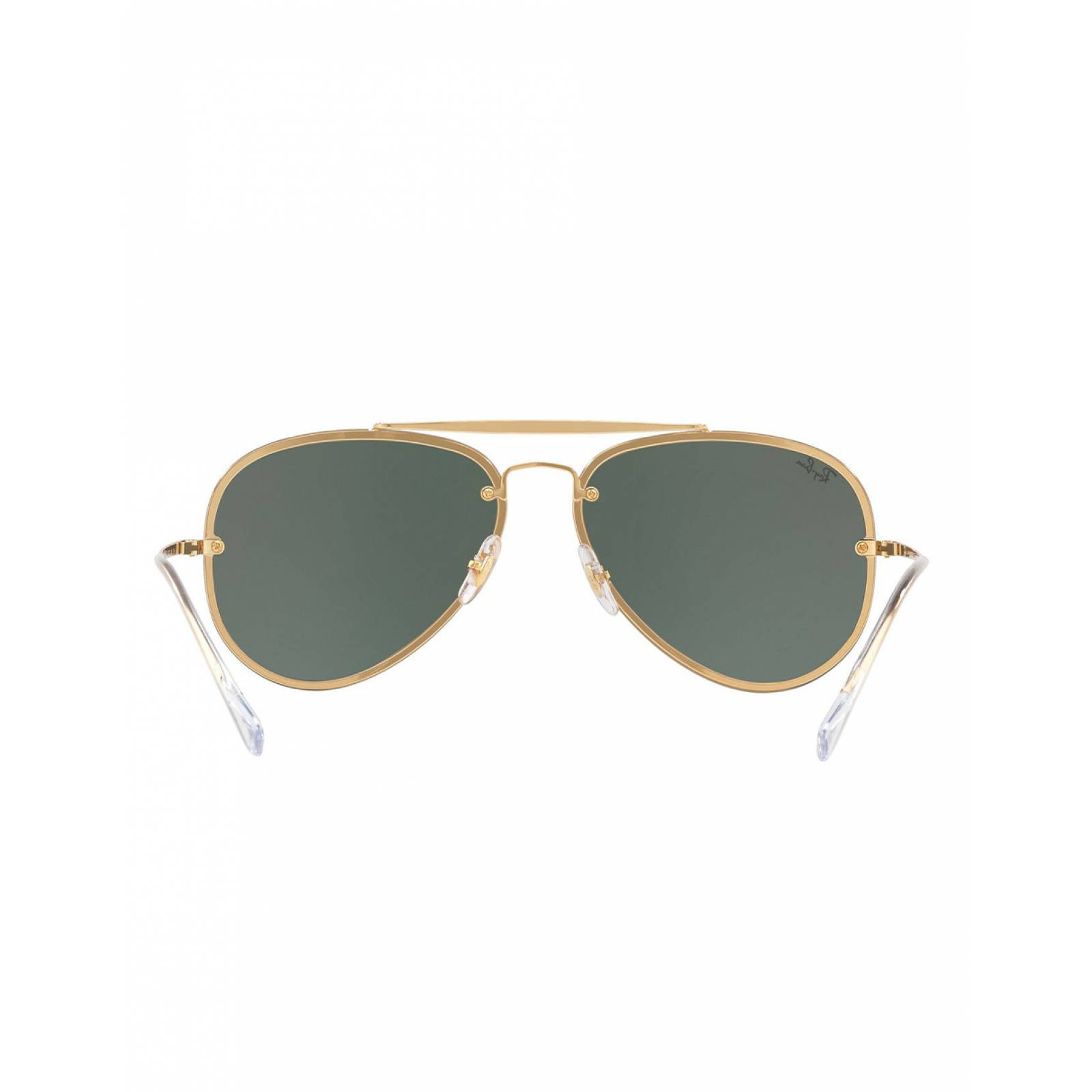 Sunglasses Lentes Ray Ban Negro Con Dorado Gafas De Sol Para
