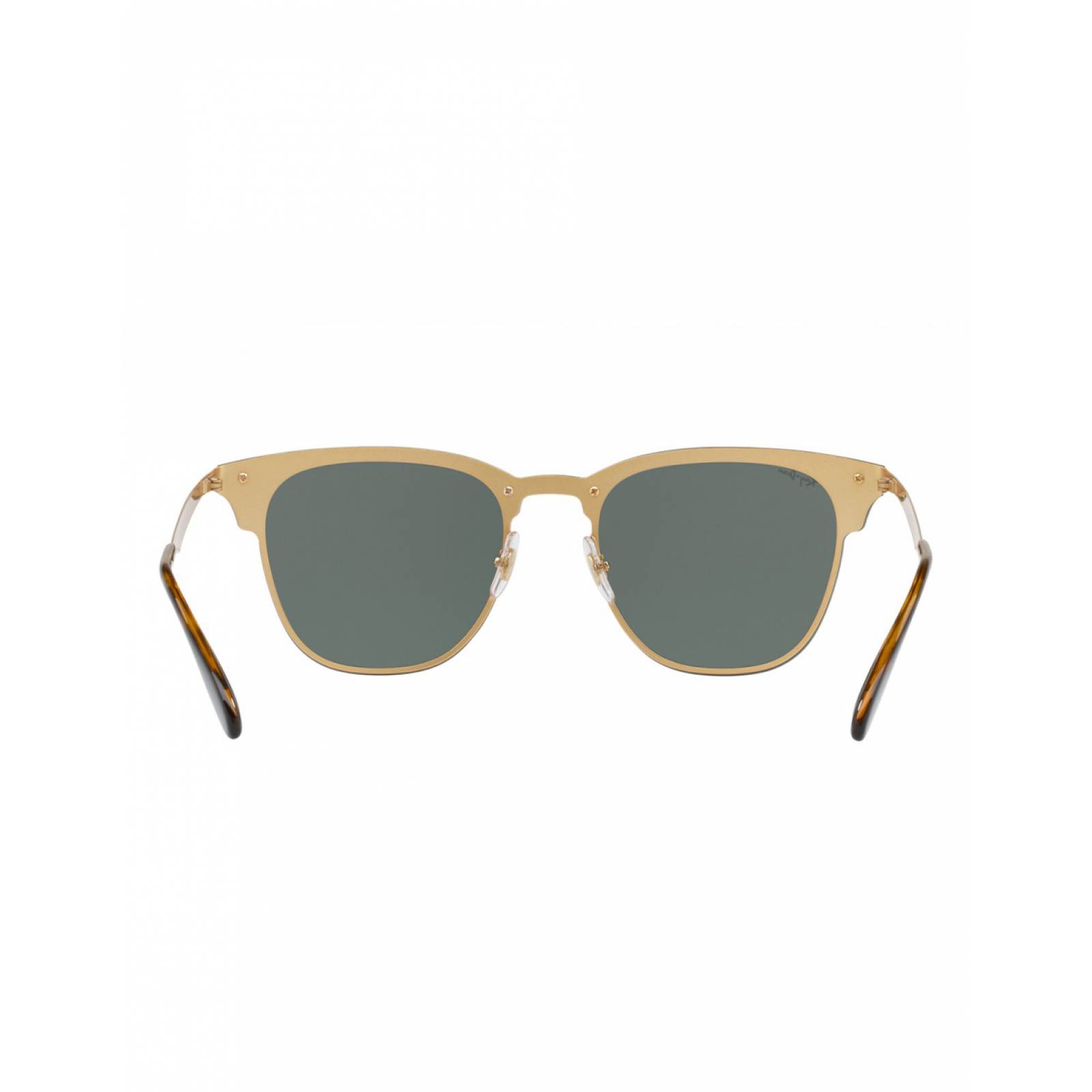 Lentes De Sol Ray Ban Blaze Clubmaster Rb3576N 043/71 47Mm G15 Dorado/Negro