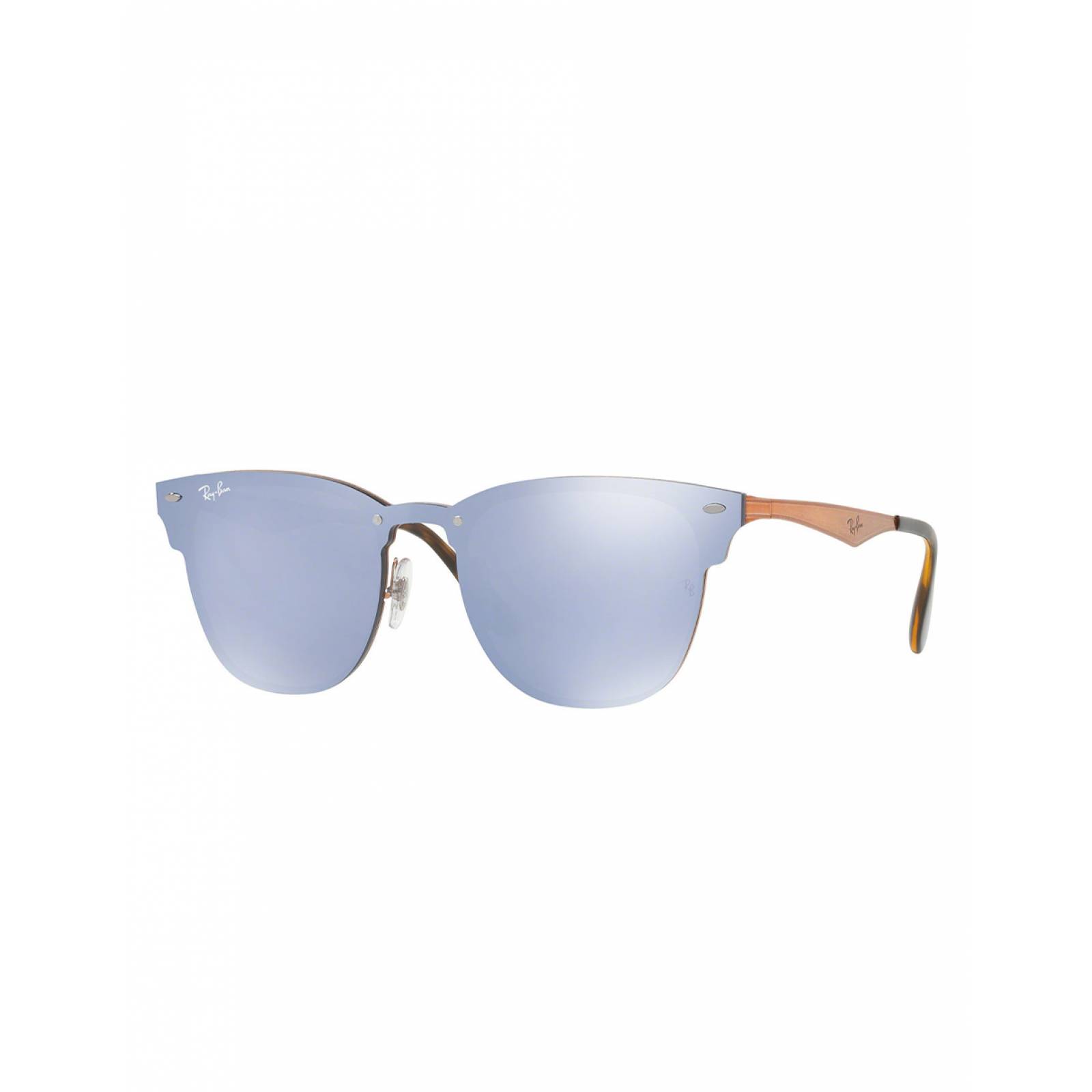 Lentes De Sol Ray Ban Blaze Clubmaster Rb3576N 90391U 47Mm Plata