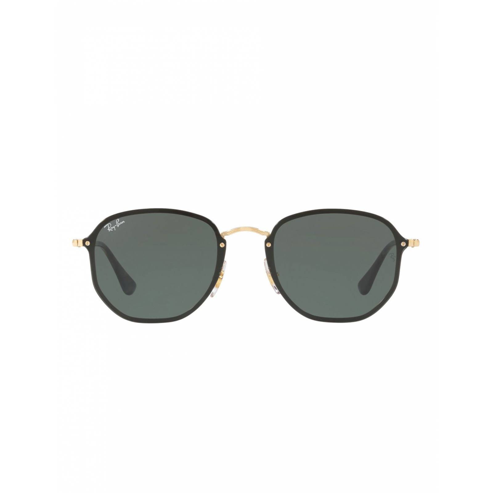 Lentes De Sol Ray Ban Blaze Hexagonal Rb3579N 001/71 58Mm G15 Dorado/Negro