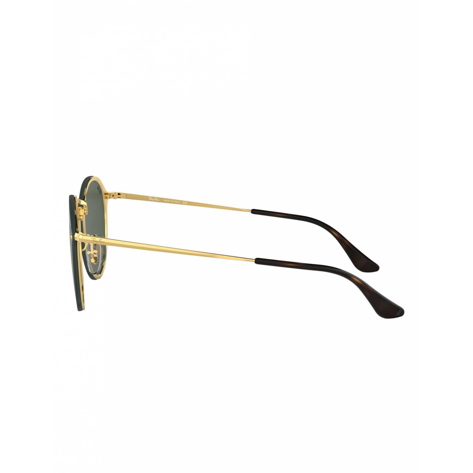 Lentes De Sol Ray Ban Blaze Round Rb3574N 001/71 59Mm Negro/Oro