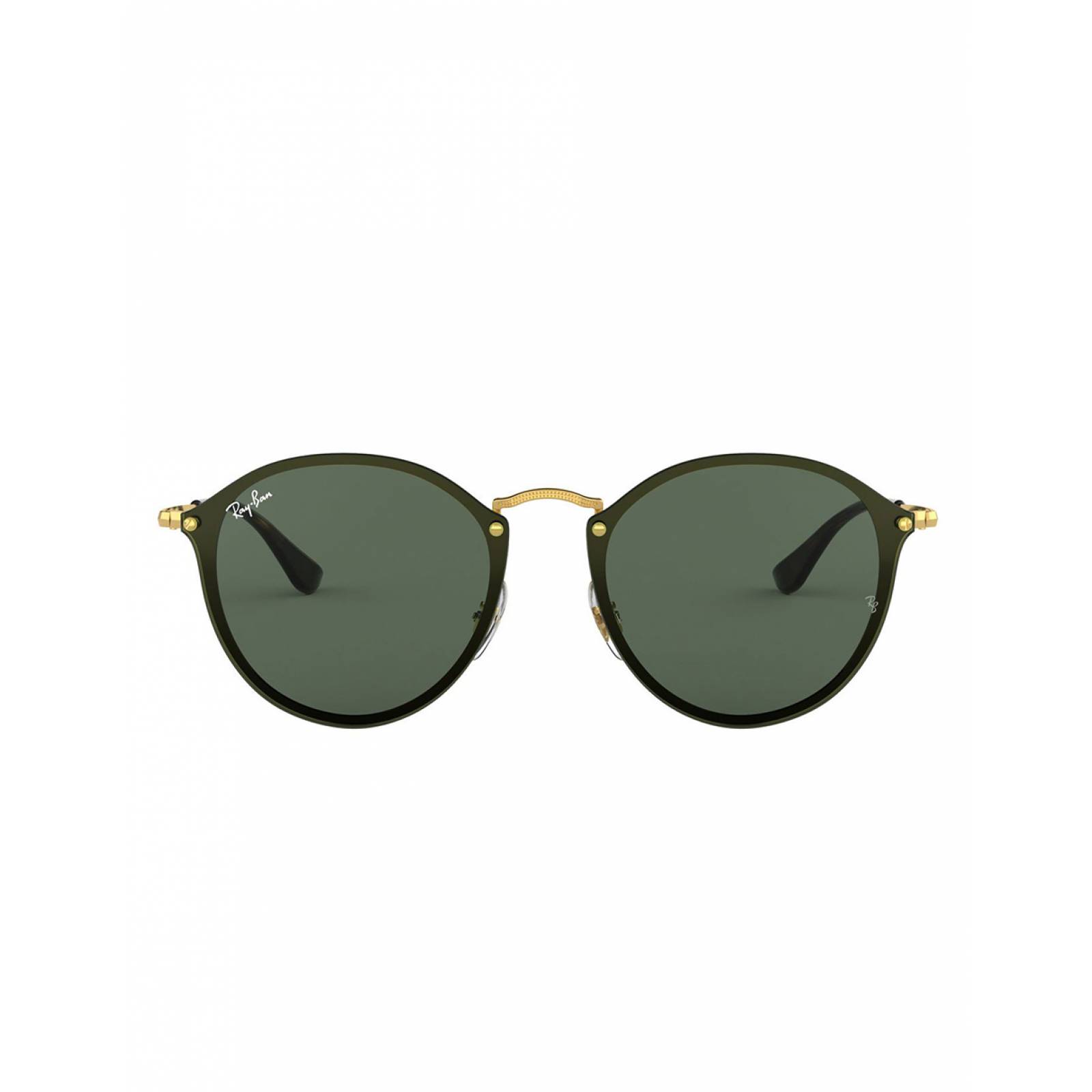 Lentes De Sol Ray Ban Blaze Round Rb3574N 001/71 59Mm Negro/Oro