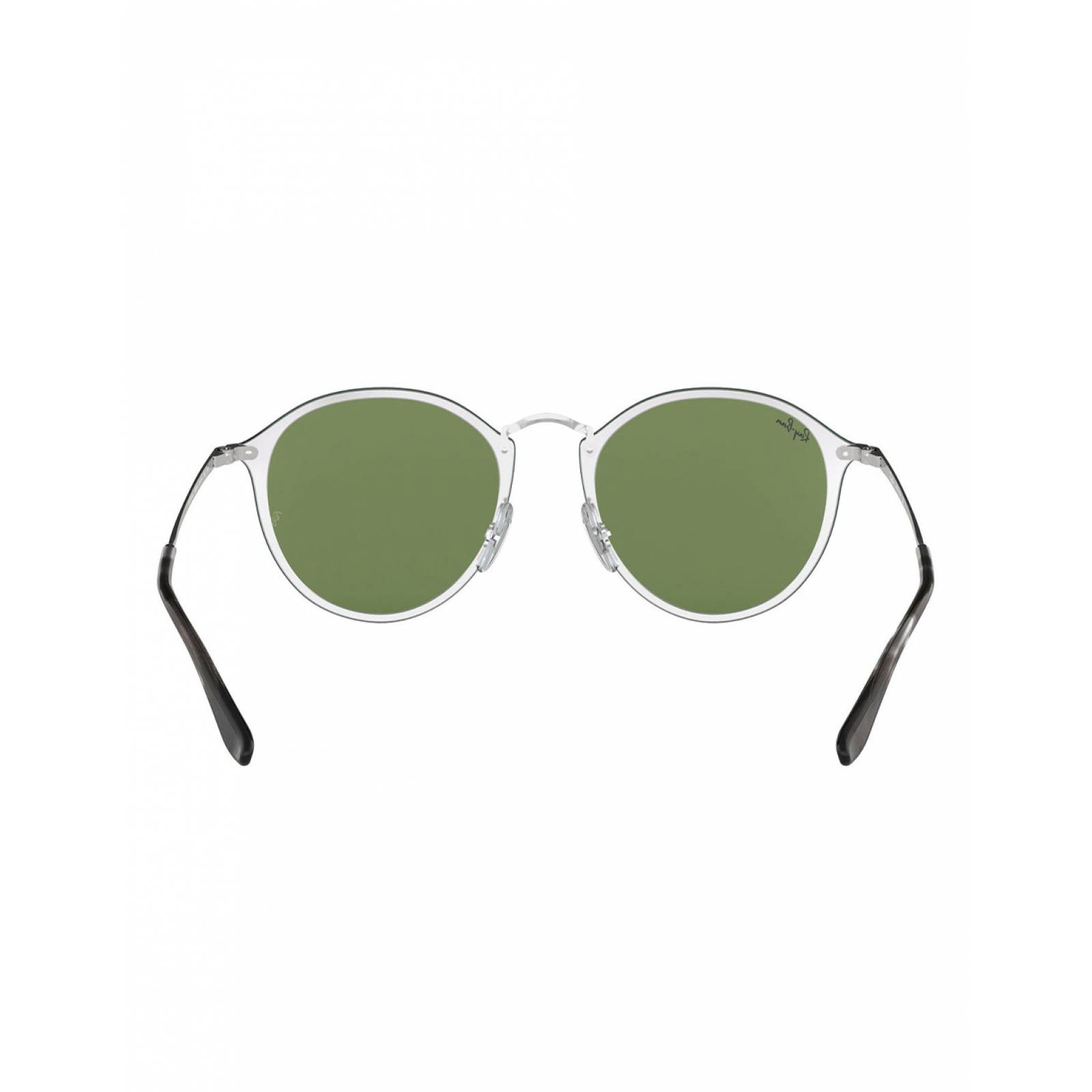 Lentes De Sol Ray Ban Blaze Round Rb3574N 003/30 59Mm Plata Verde