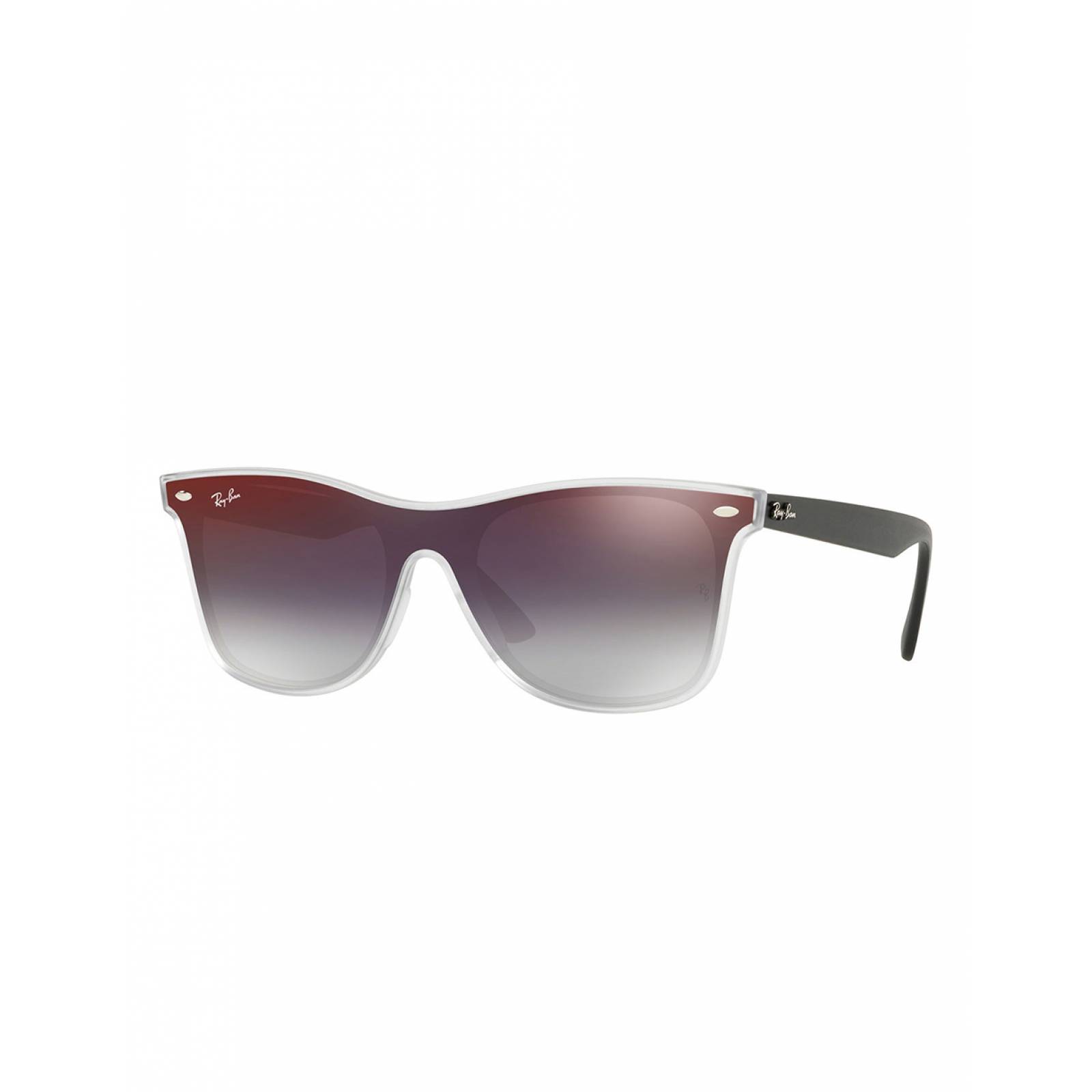 Lentes De Sol Ray Ban Blaze Wayfarer Rb4440Nf 6355U0 41Mm Transparente Gris Degradado