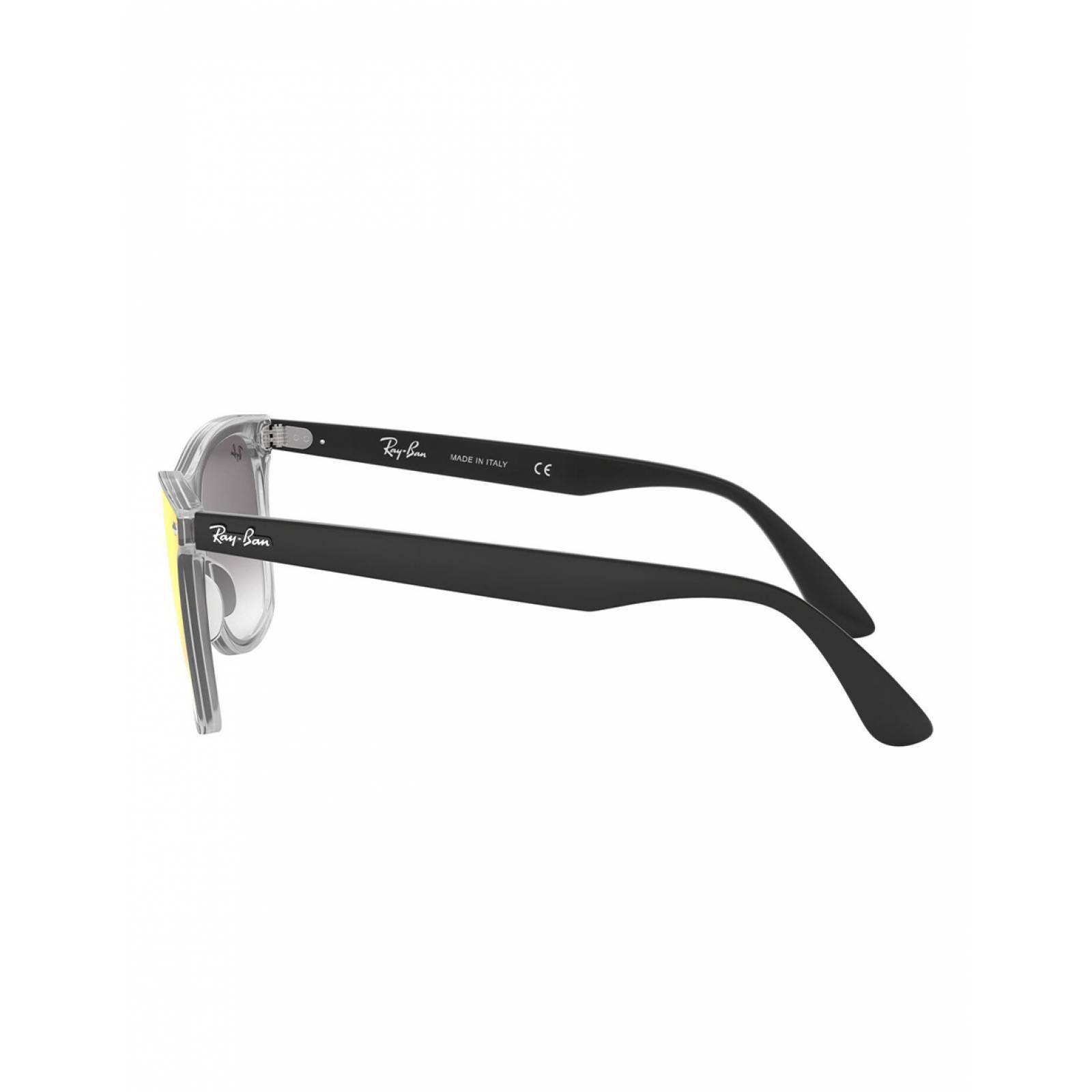Lentes De Sol Ray Ban Blaze Wayfarer Rb4440Nf 6355U0 41Mm Transparente Gris Degradado