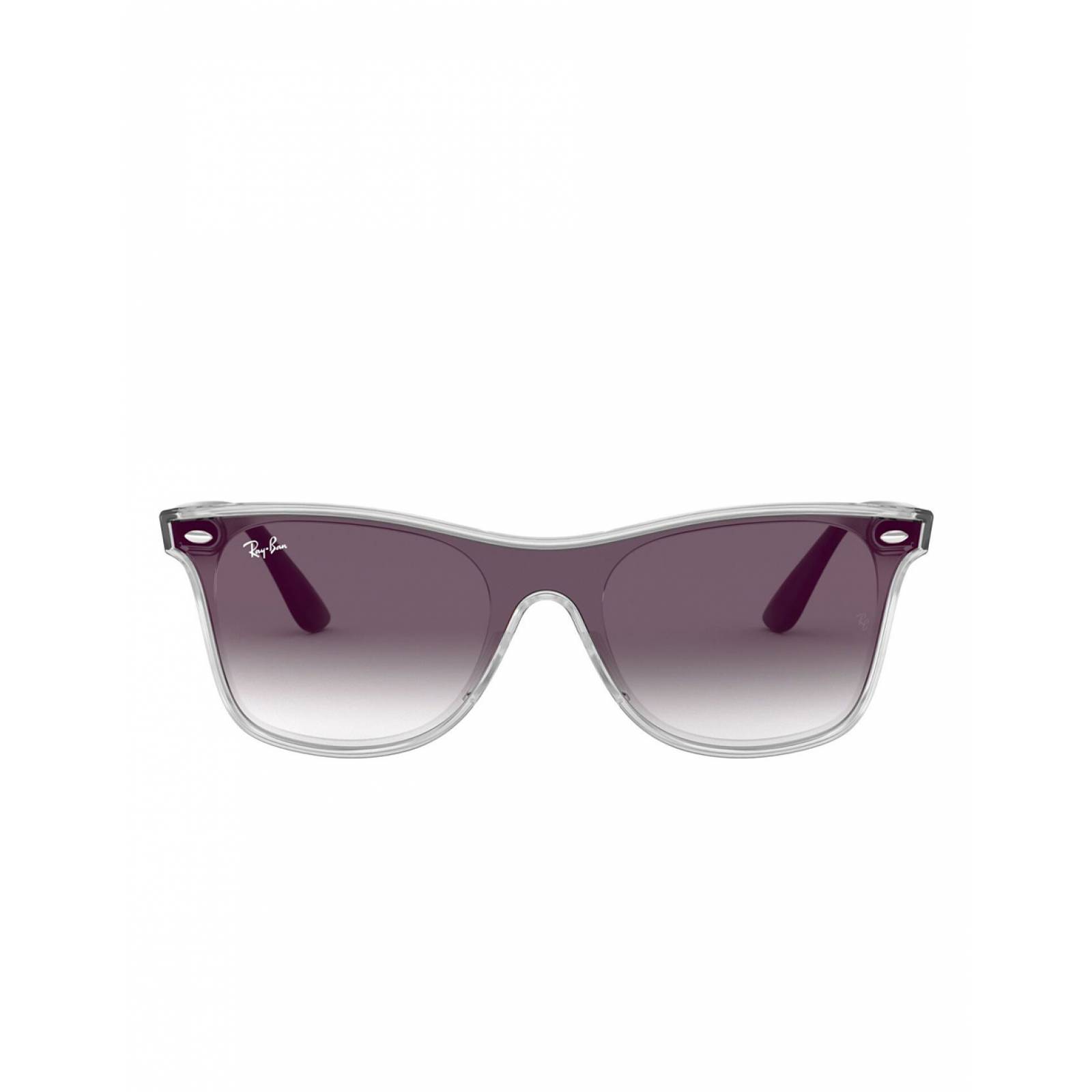 Lentes De Sol Ray Ban Blaze Wayfarer Rb4440Nf 6355U0 41Mm Transparente Gris Degradado