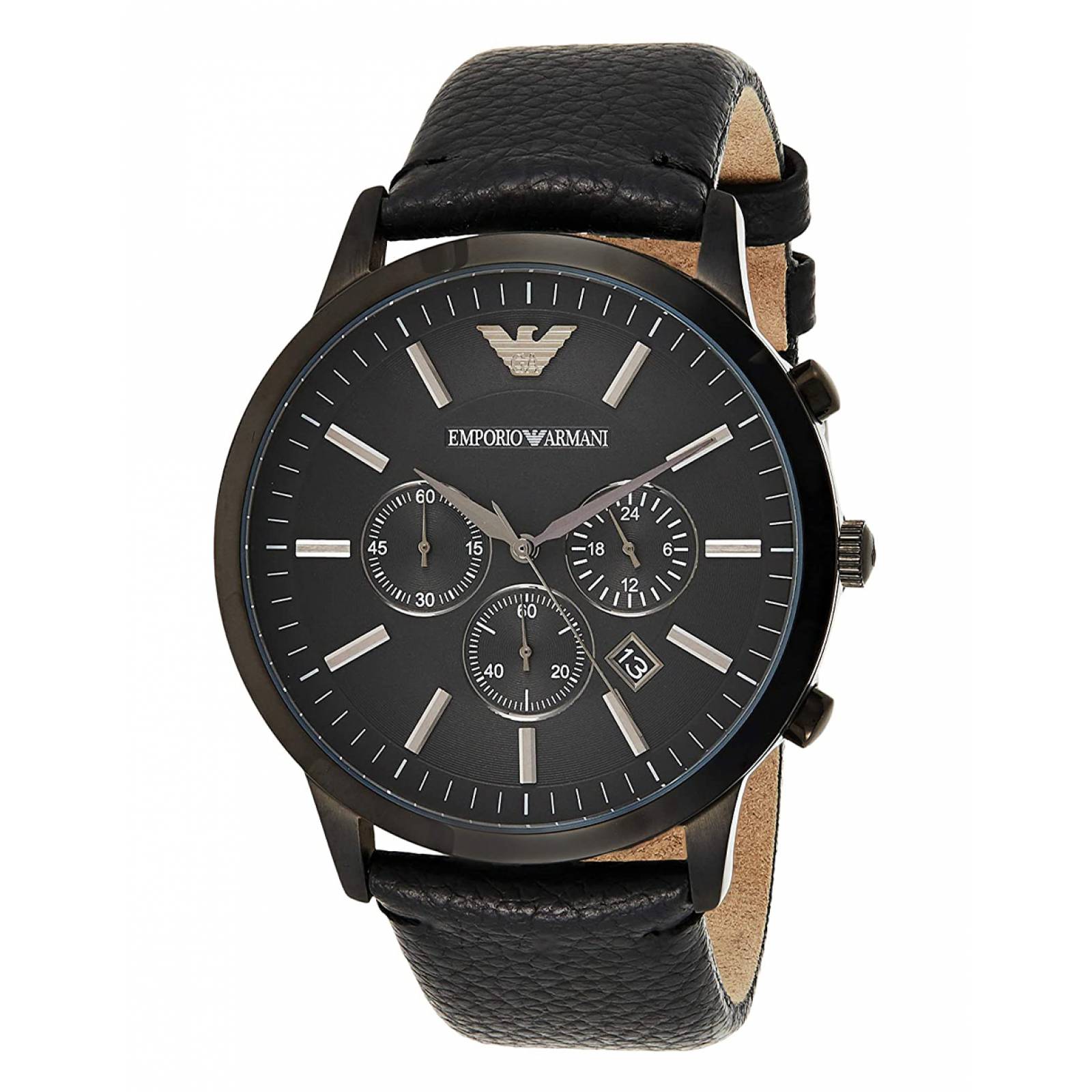 RELOJ EMPORIO ARMANI CABALLERO AR2461 PIEL NEGRO