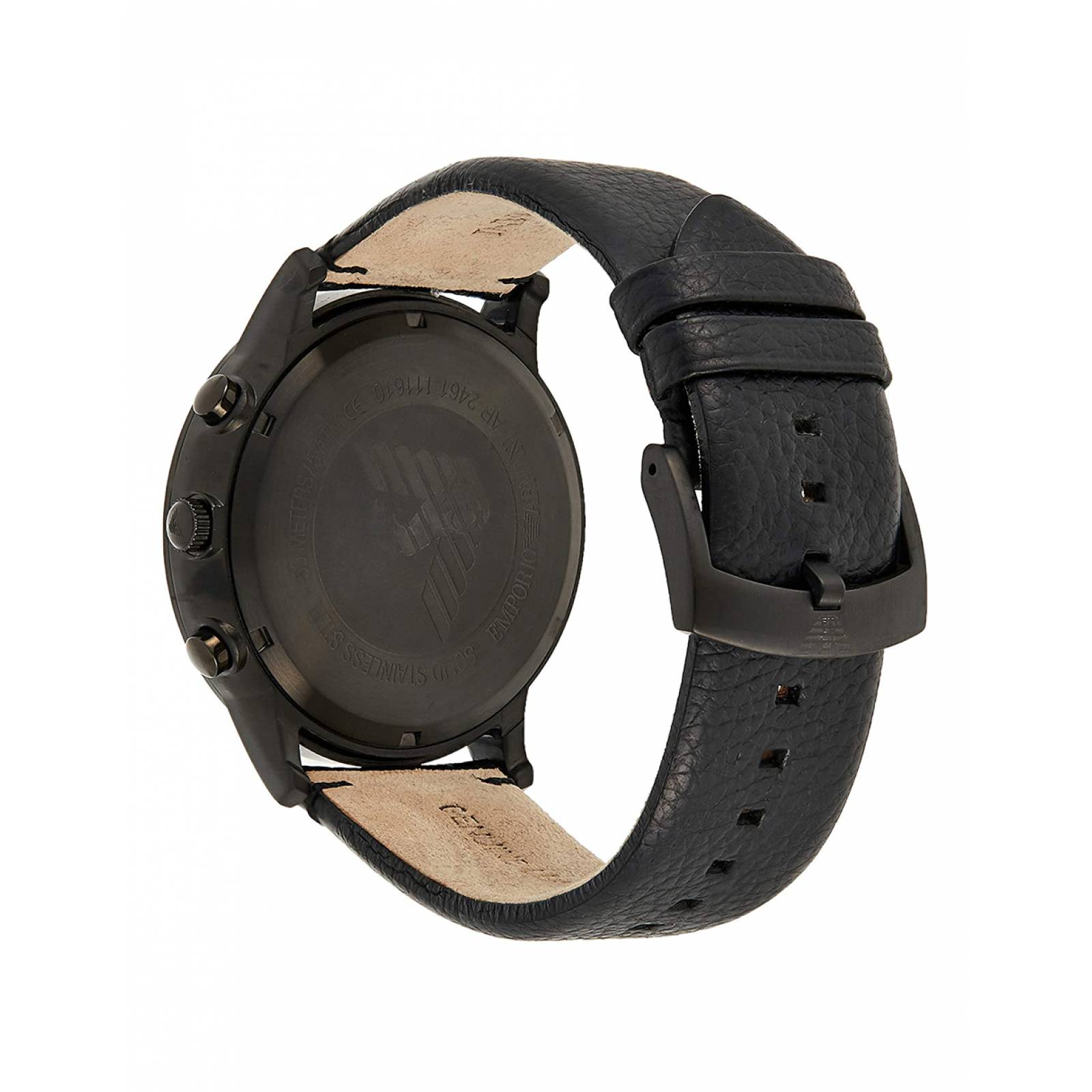RELOJ EMPORIO ARMANI CABALLERO AR2461 PIEL NEGRO