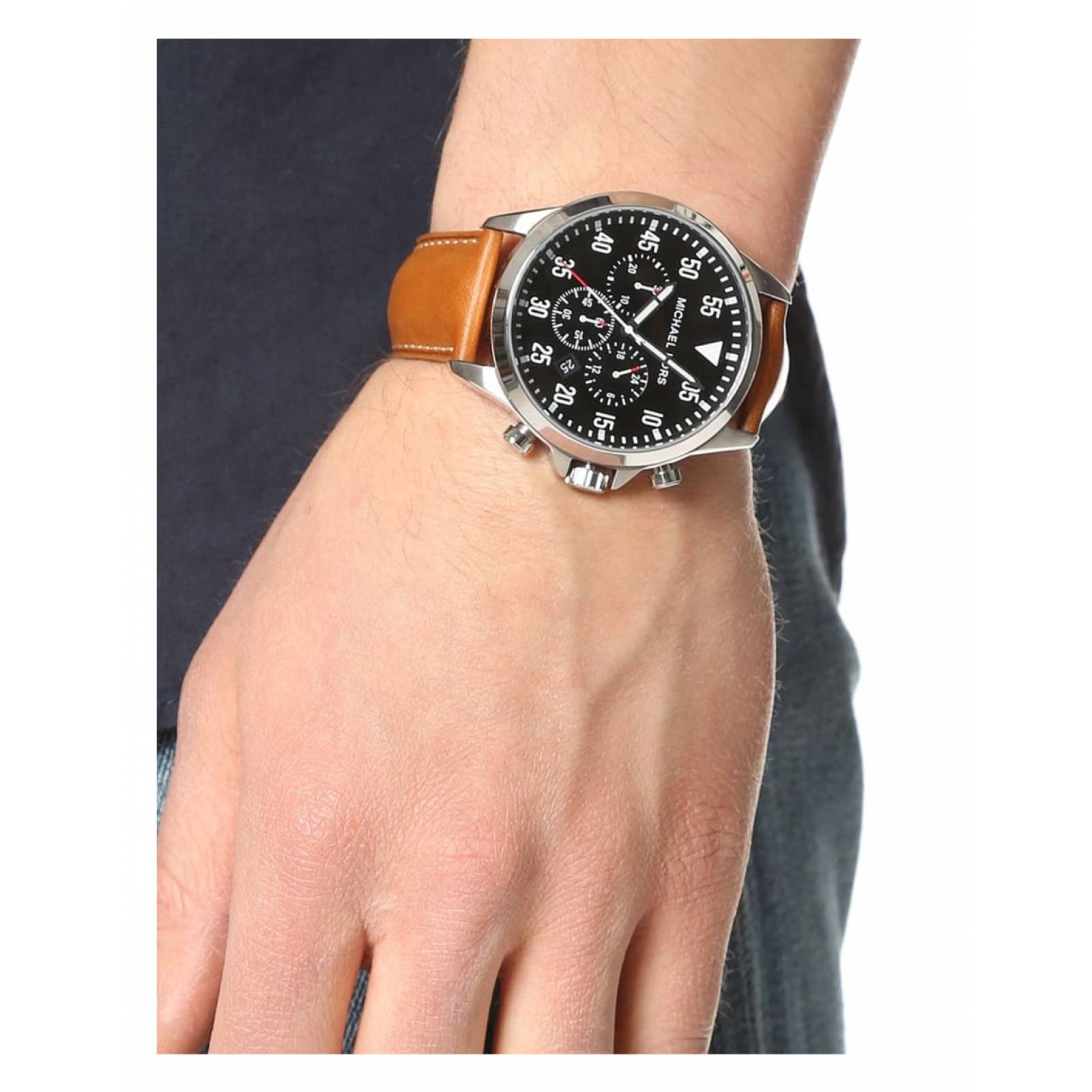 RELOJ MICHAEL KORS CABALLERO MK8333 CAFÉ