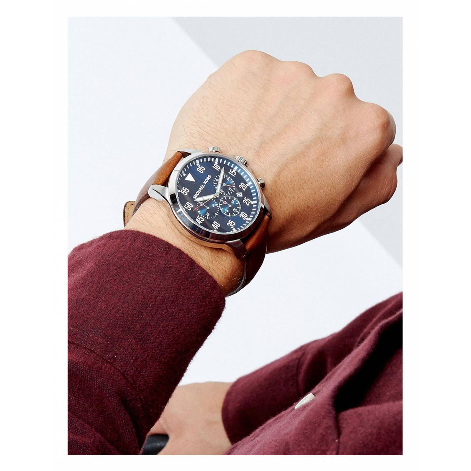RELOJ MICHAEL KORS CABALLERO MK8362 CAFÉ