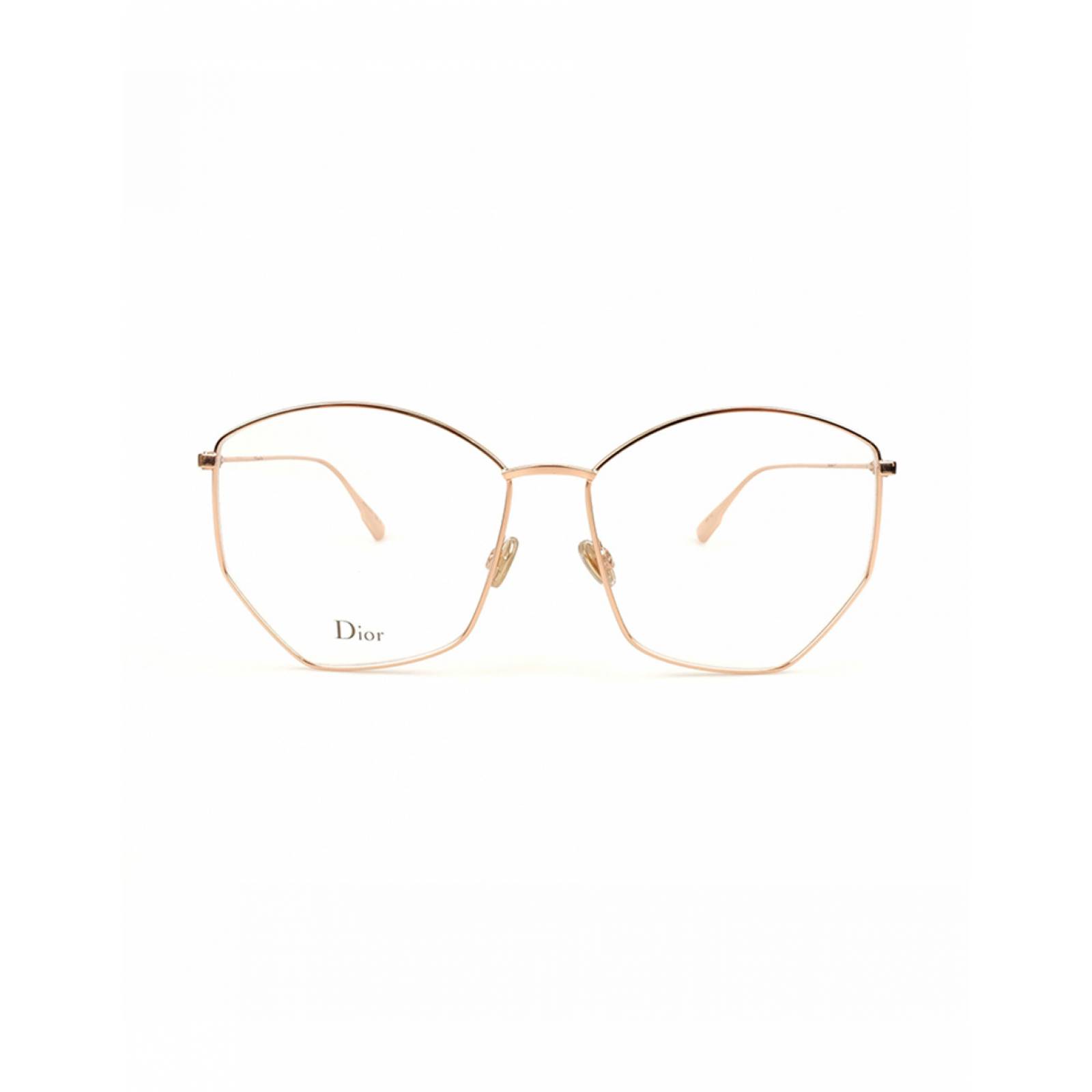 Armazón Oftalmico Dior Stellaire 04 Ddb 58Mm Rosa Oro