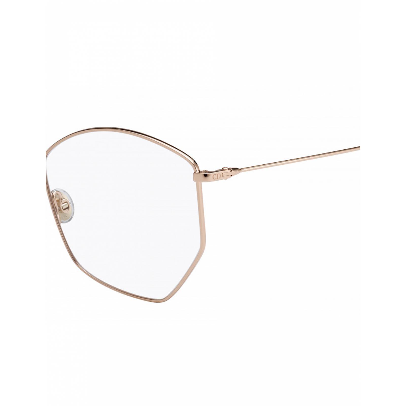 Armazón Oftalmico Dior Stellaire 04 Ddb 58Mm Rosa Oro