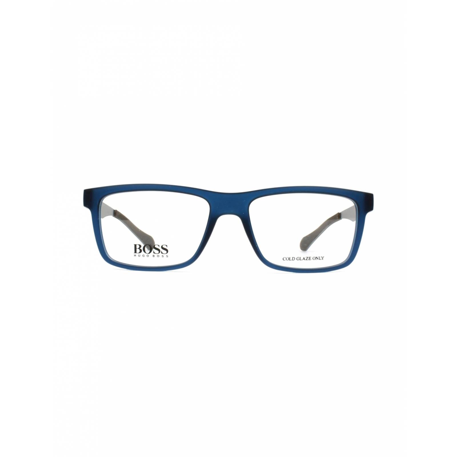 Armazón Oftalmico Boss 0870 05E 54Mm Azul Mate/Plata