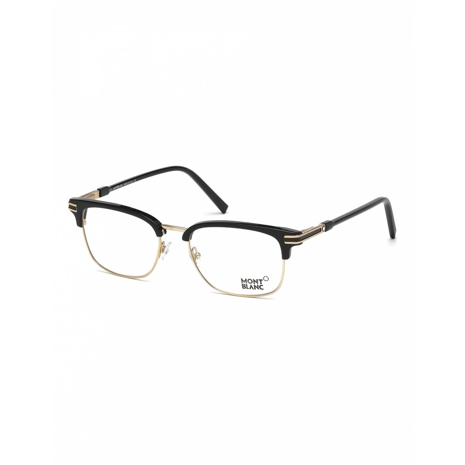 Armazón Oftalmico Mont Blanc Mb0669F A01 53Mm Negro Oro
