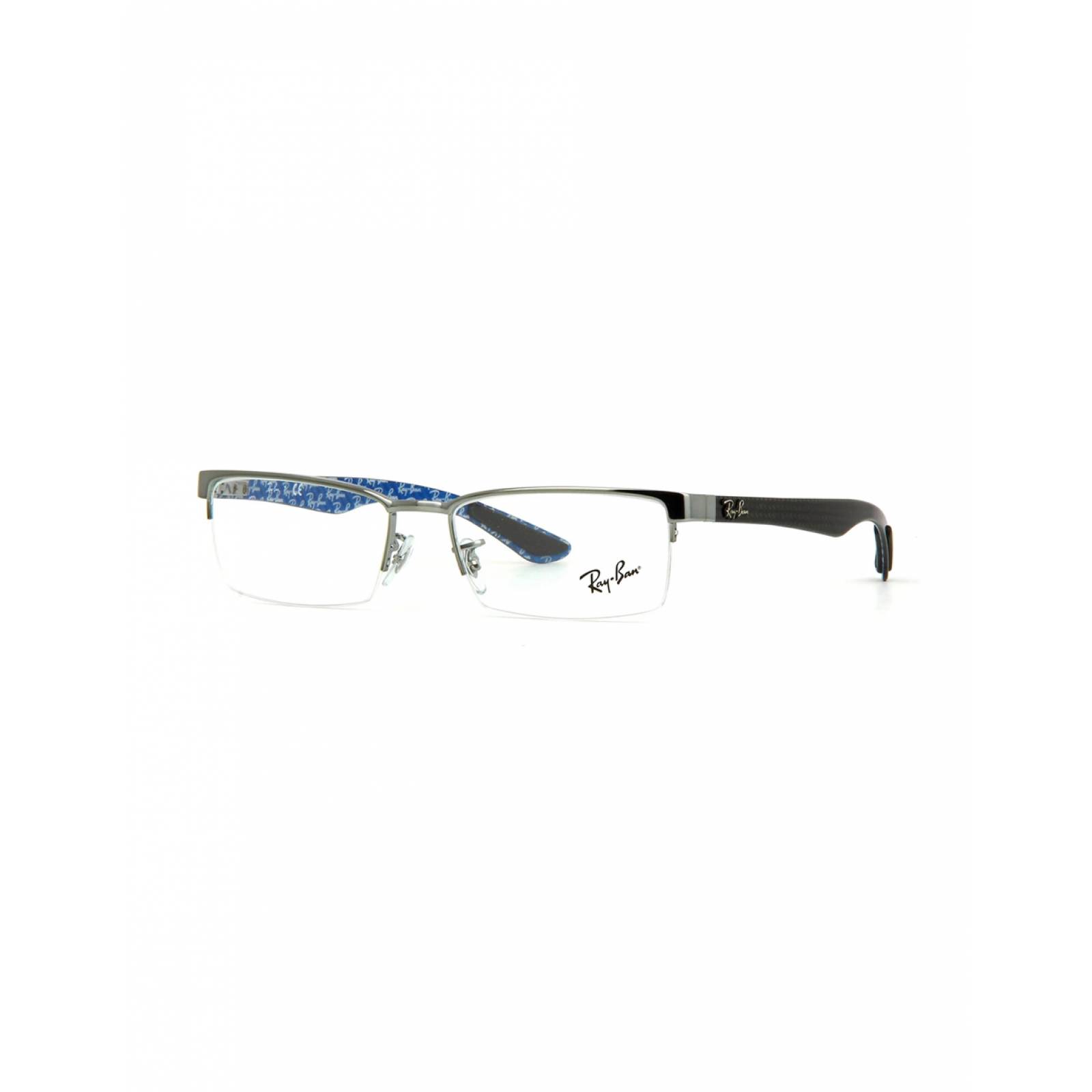 Armazón Oftalmico Fibra De Carbono Ray Ban Rb8412 2502 52Mm Azul