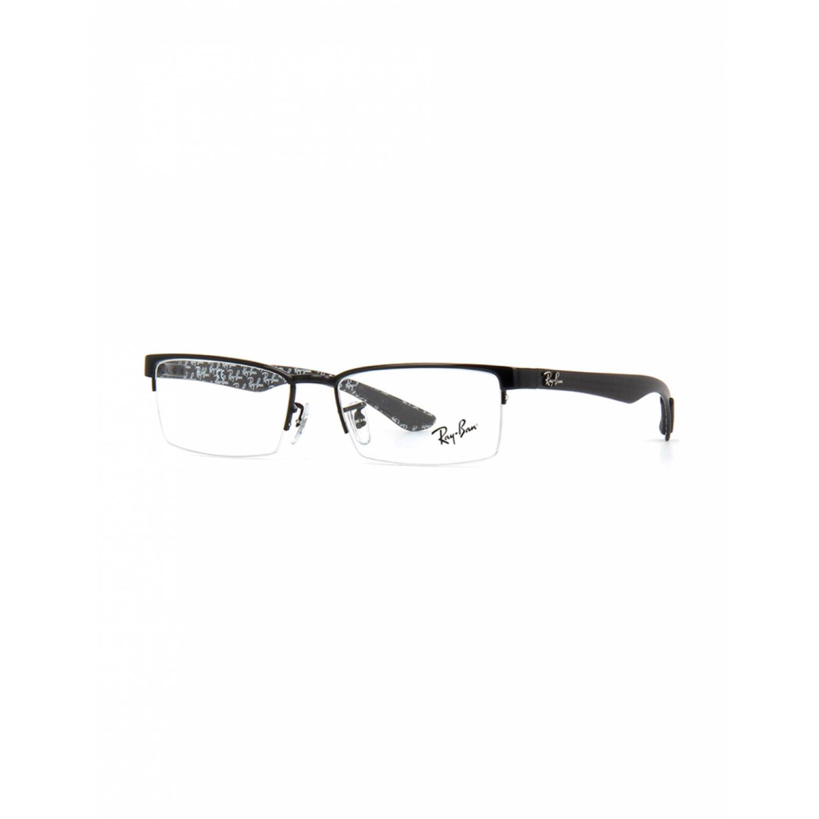 Armazón Oftalmico Fibra De Carbono Ray Ban Rb8412 2509 52Mm Negro