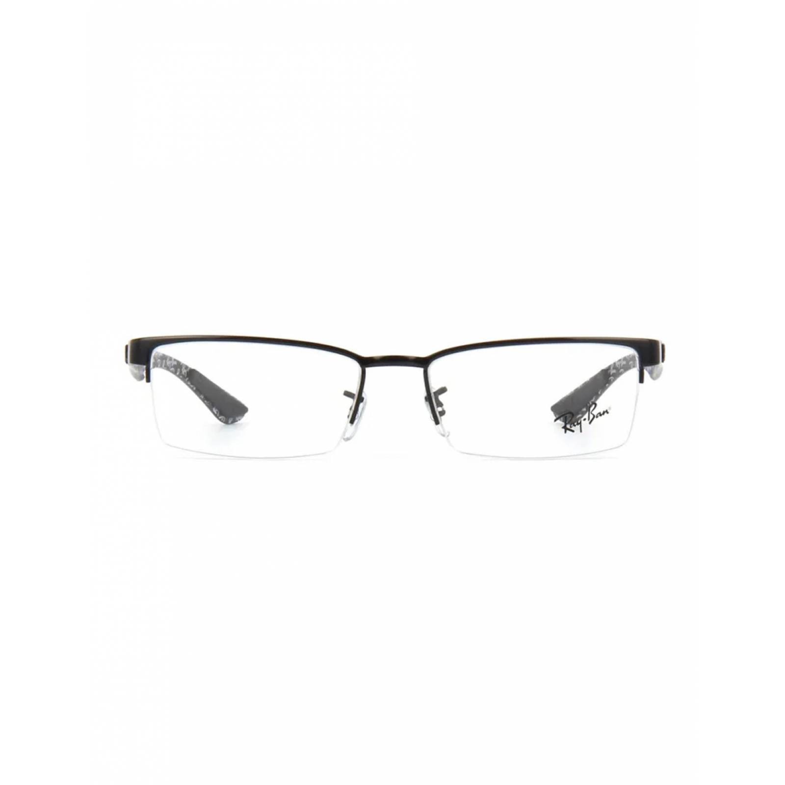 Armazón Oftalmico Fibra De Carbono Ray Ban Rb8412 2509 52Mm Negro