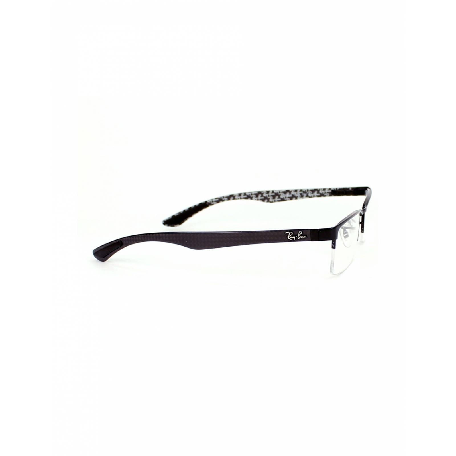 Armazón Oftalmico Fibra De Carbono Ray Ban Rb8412 2509 52Mm Negro