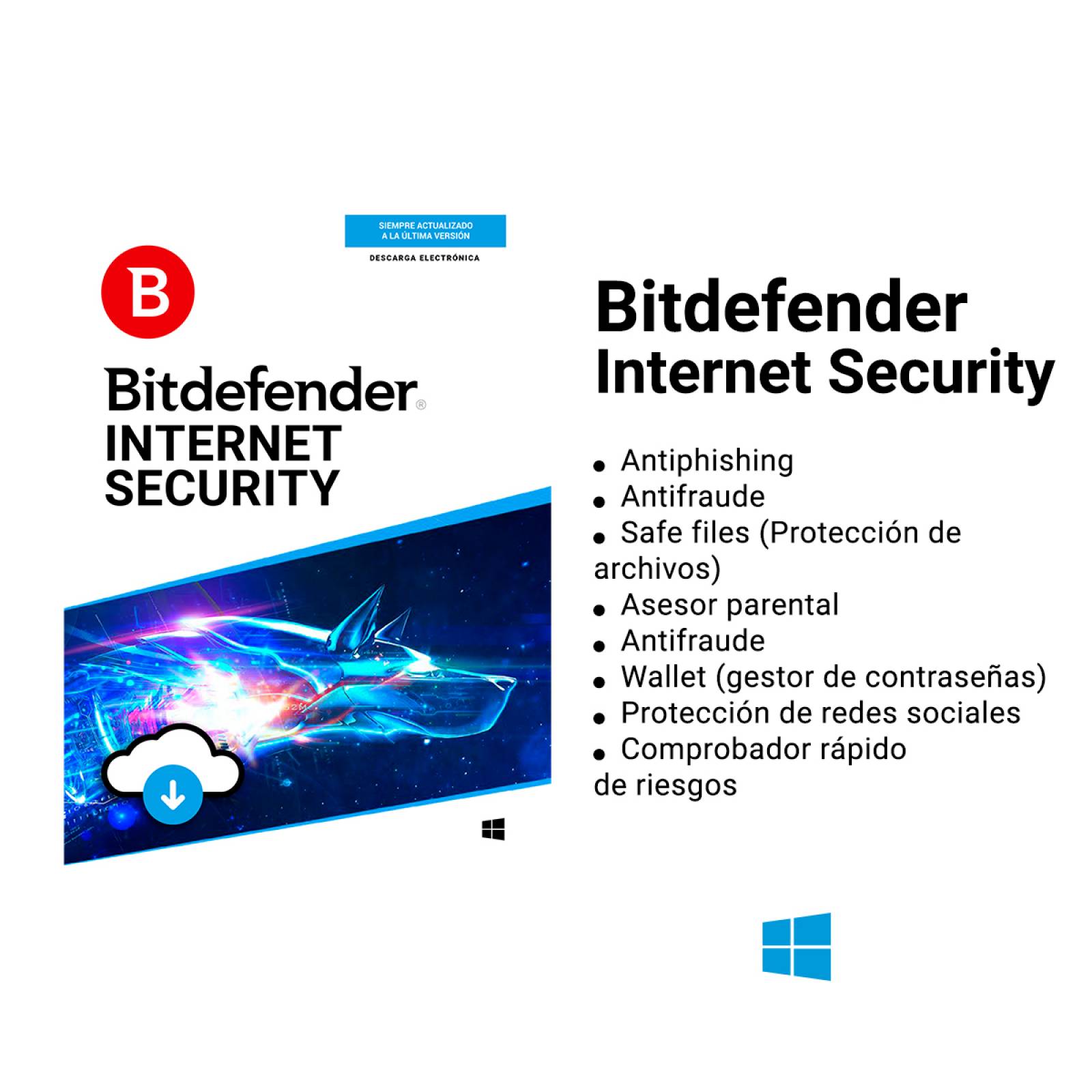 Bitdefender Internet Security 10 Años, 2 Años