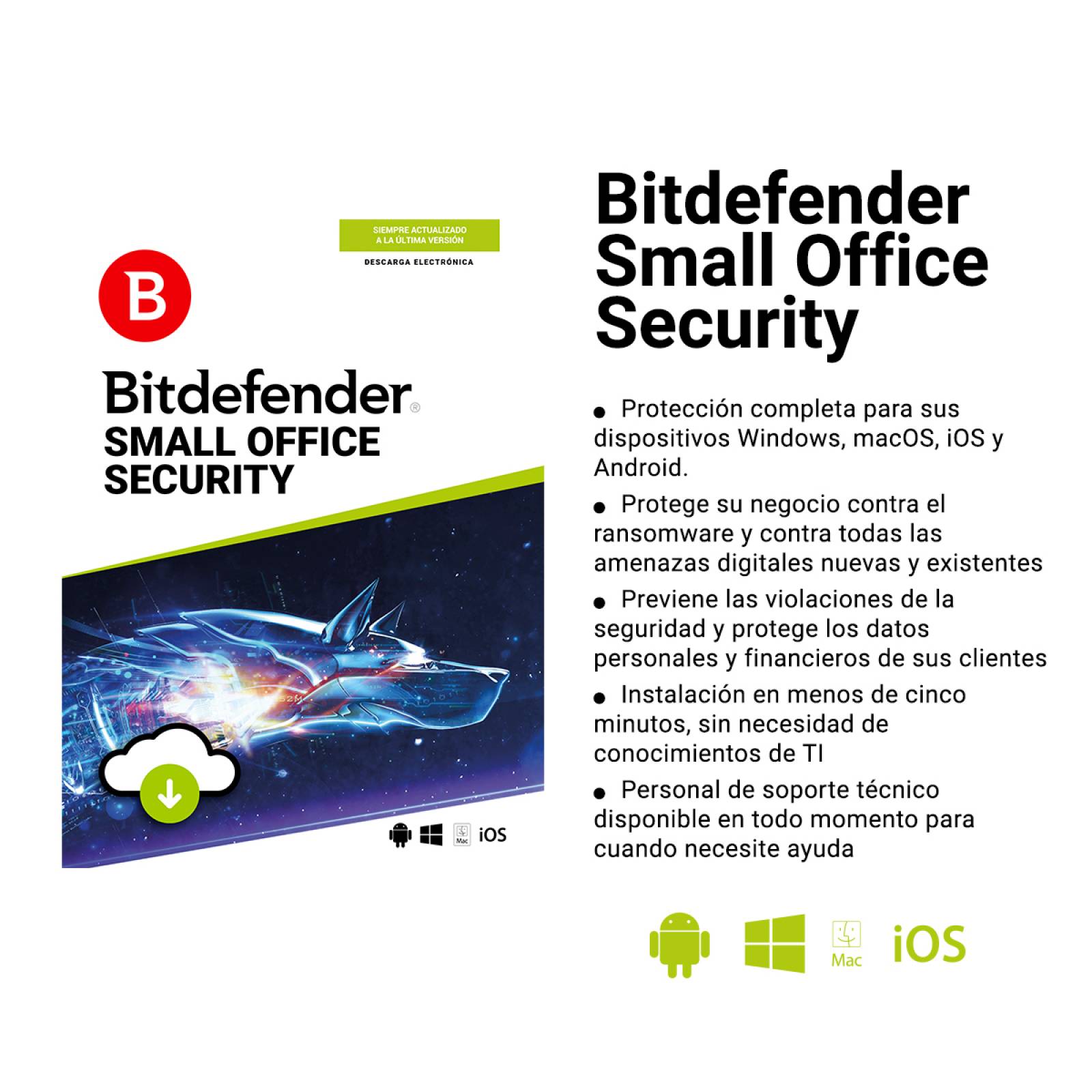 Bitdefender Small Office Security 10 Usuarios, 2 Años