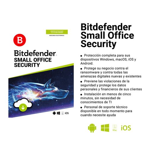 Bitdefender Small Office Security 2yr 45usr + 1 Server