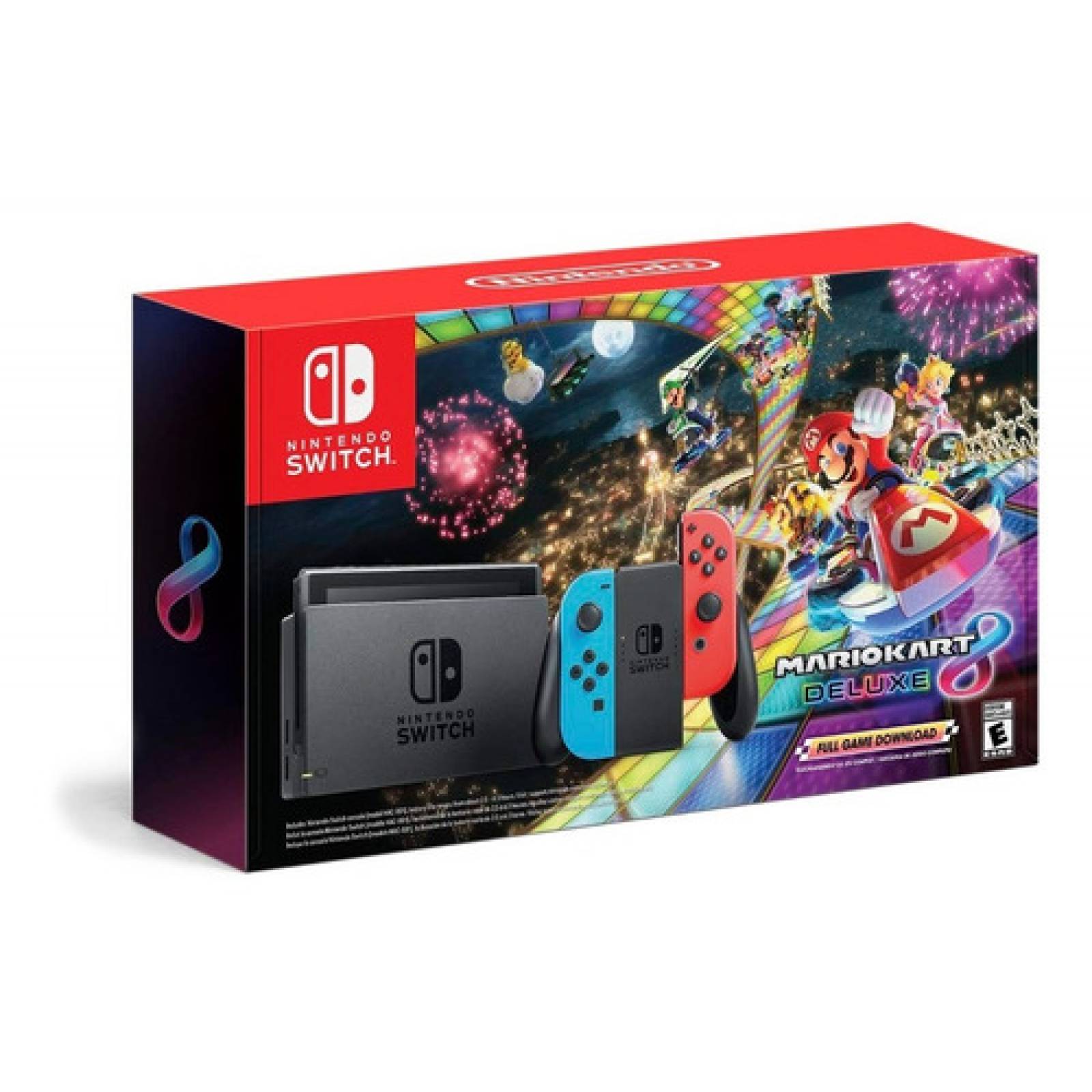 NINTENDO SWITCH 2 MARIO KART AZUL/ROJO
