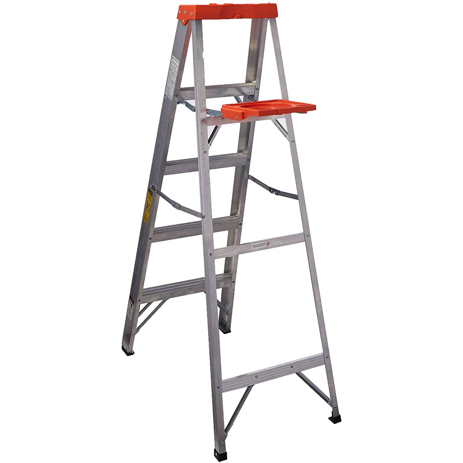 Escalera de tijera tipo ll 4 escalones y bandeja EST-24 Truper