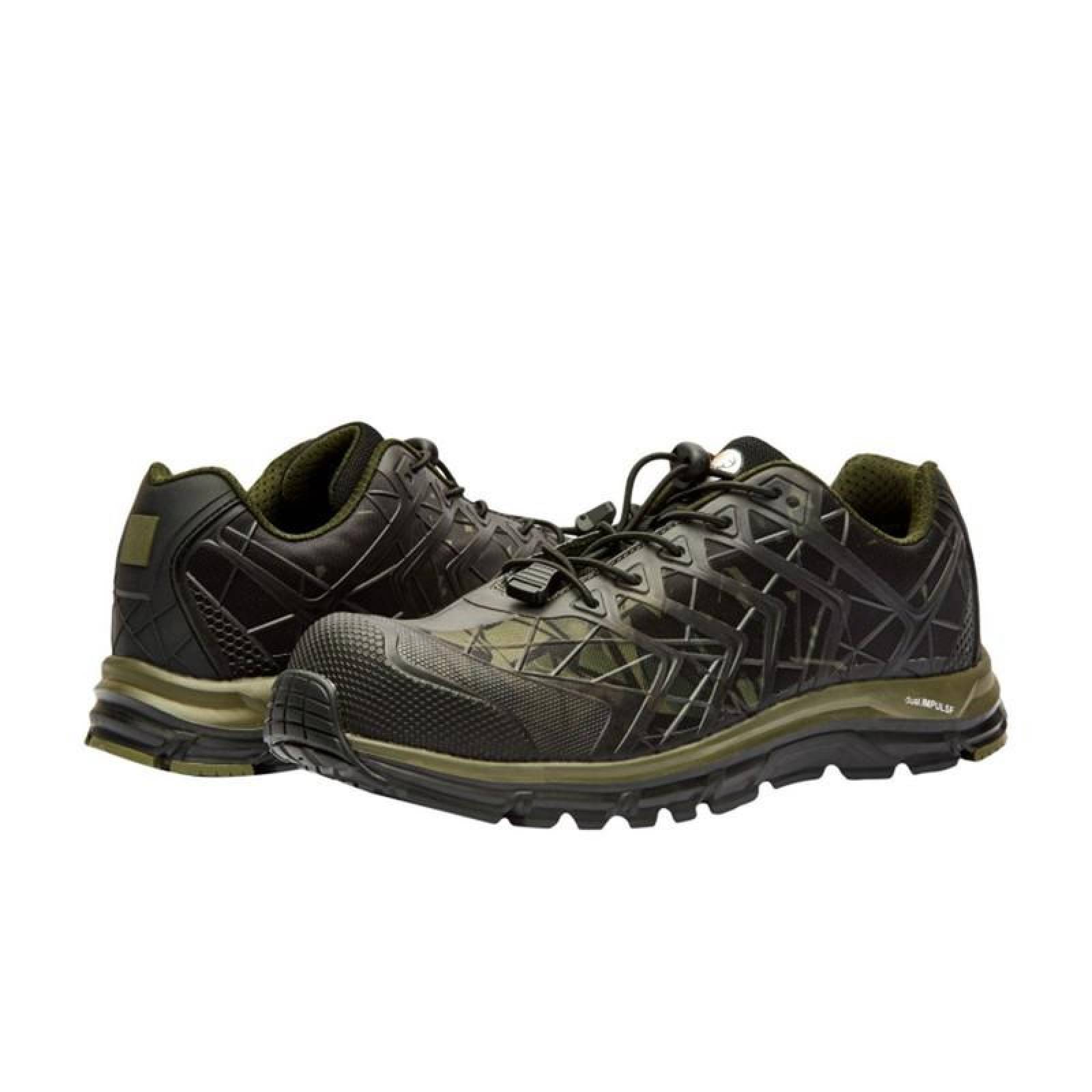 Tenis Puntera de proteccion Con Casco de Fibra de vidrio Berrendo