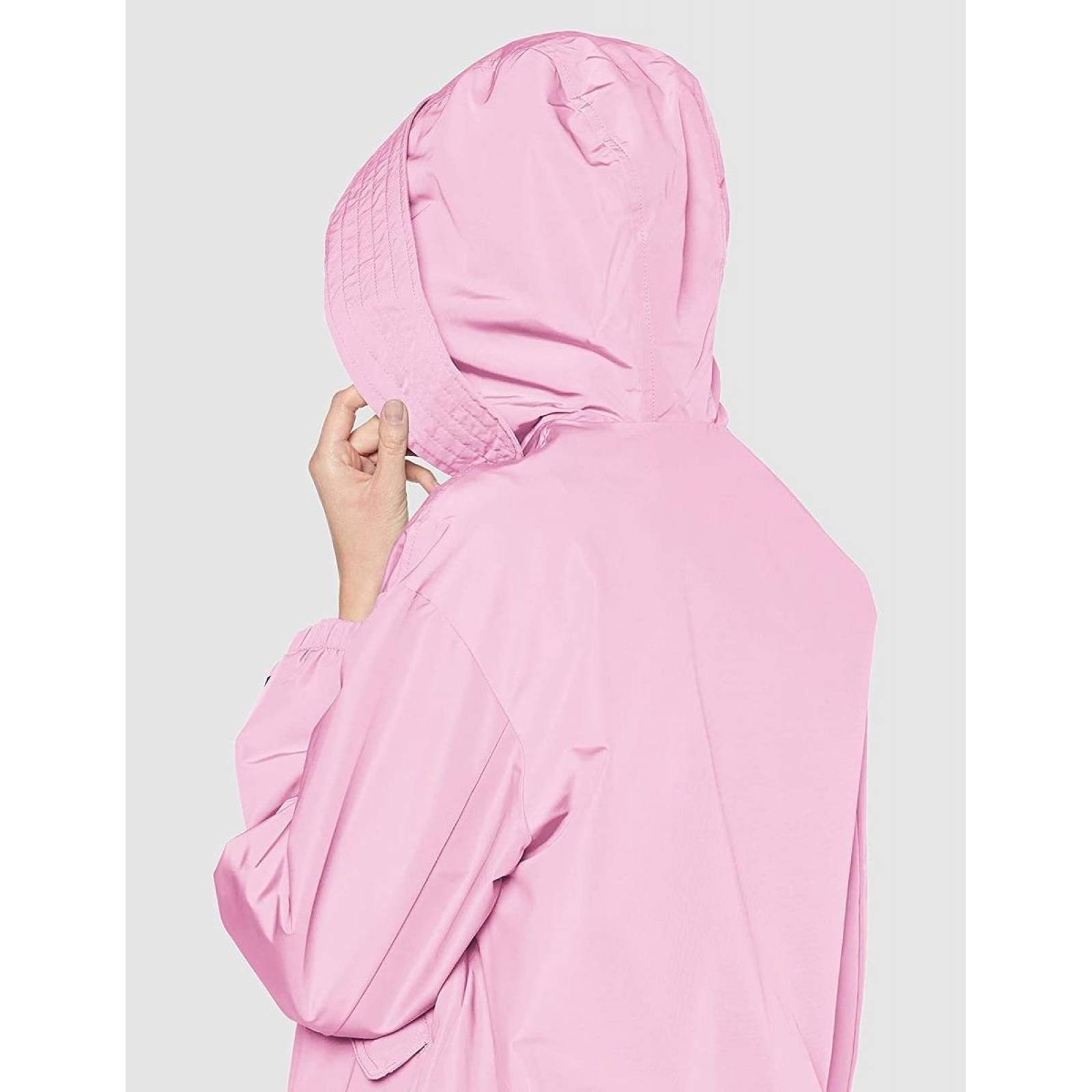 Impermeable Tommy Hilfiger Rosa Mujer Lluvia Rompevientos 