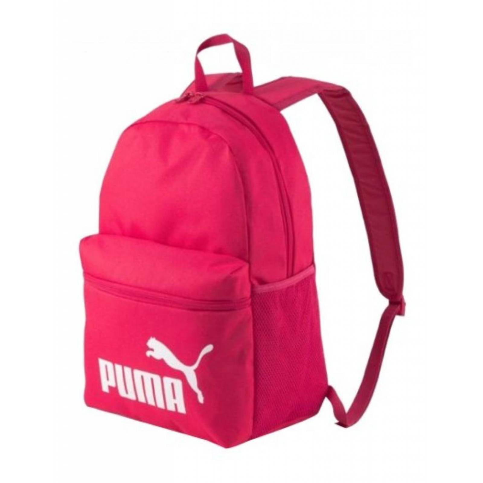 Mochila Puma Phase Unisex Rosa Moda Casual Escolar 