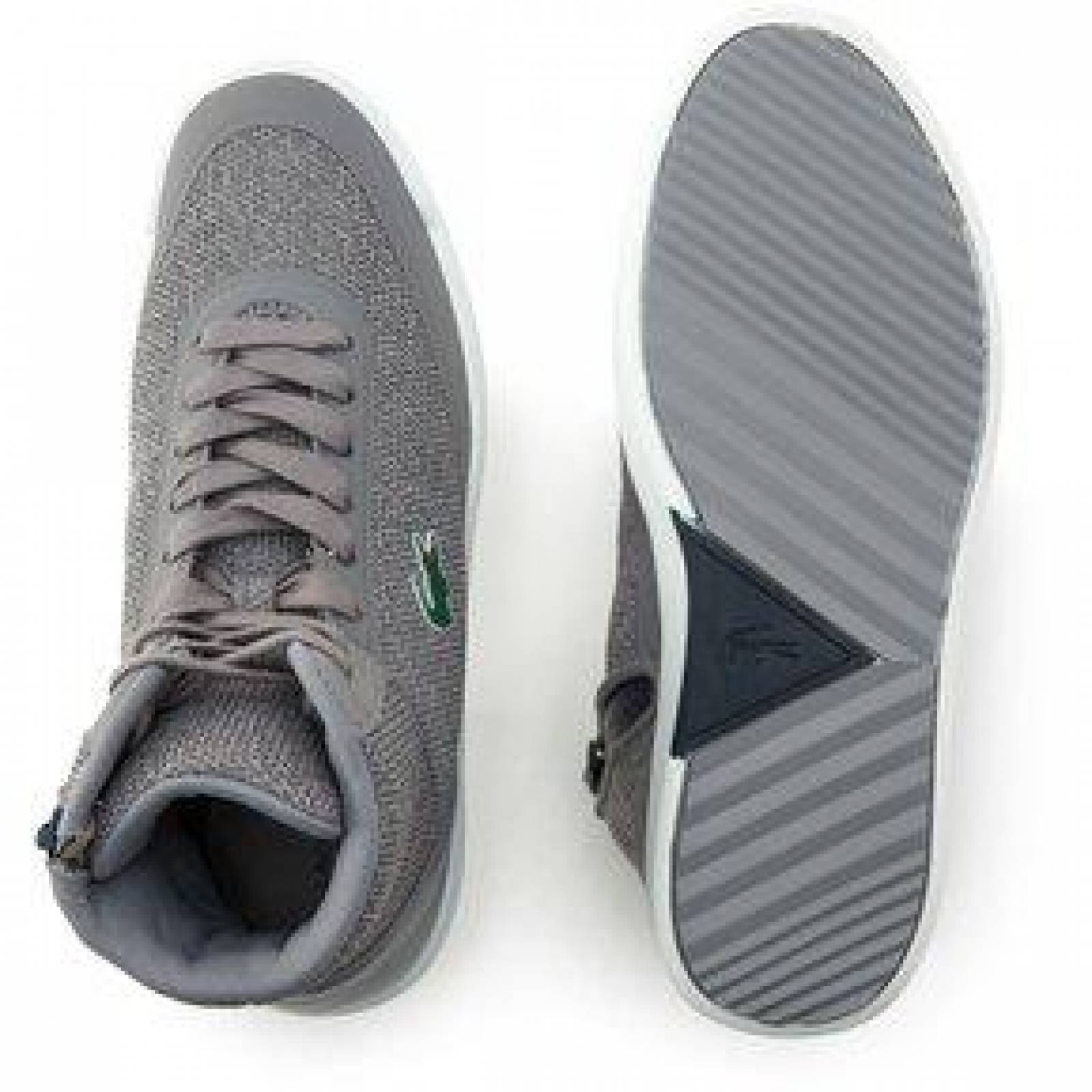 Tenis Lacoste Explorateur Calf 317 2 Mujer Gris Bota 