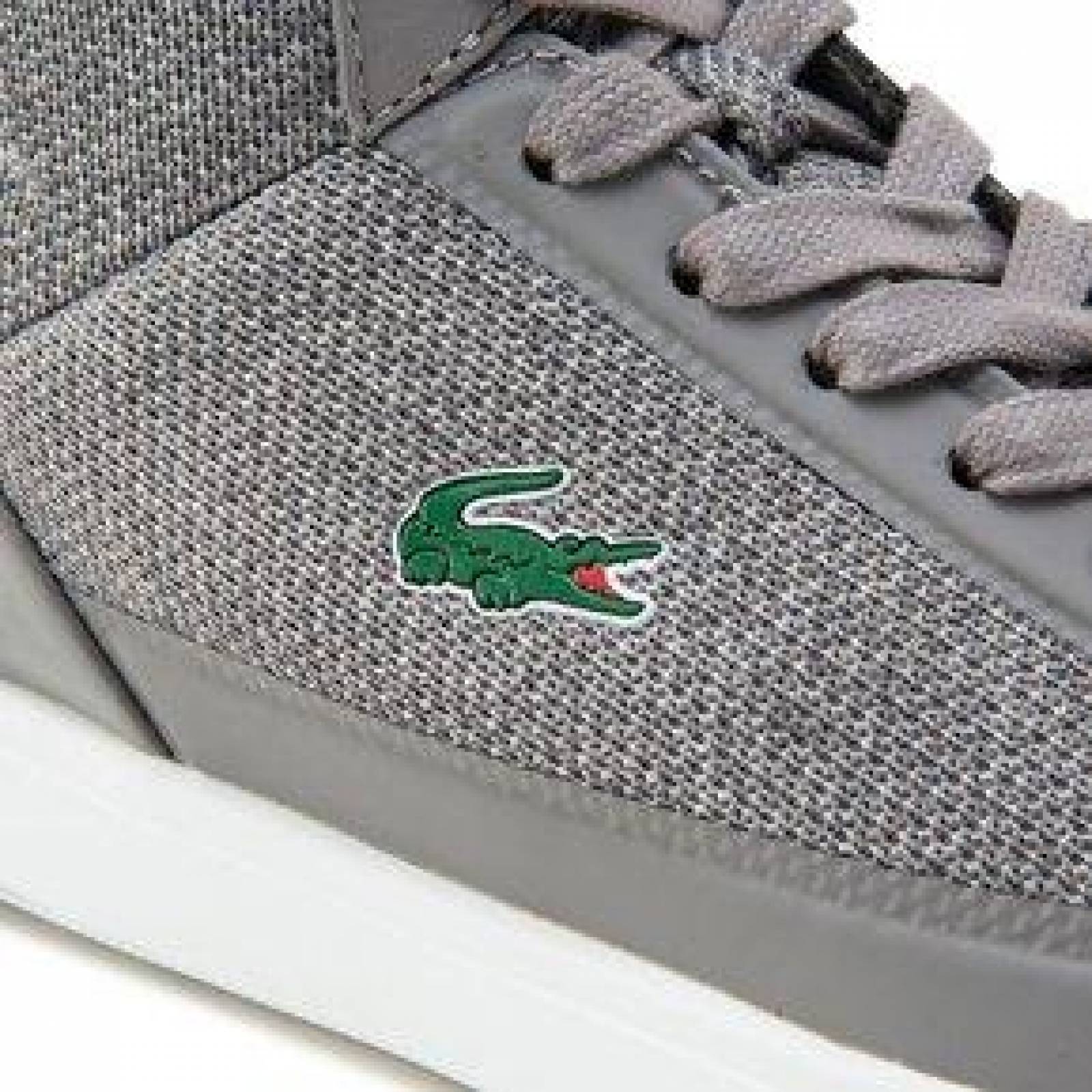 Tenis Lacoste Explorateur Calf 317 2 Mujer Gris Bota 