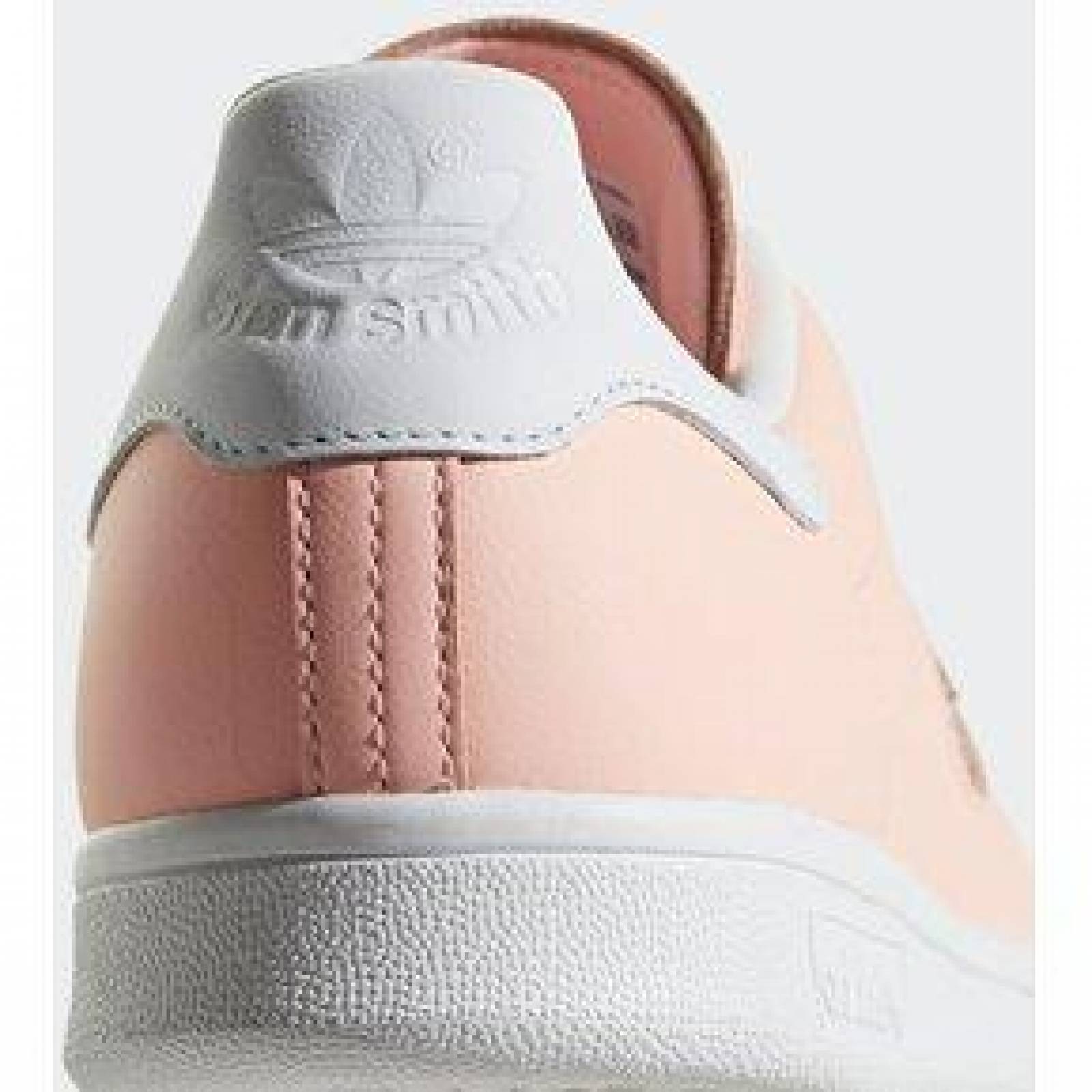 Tenis Adidas Originals Stan Smith Mujer Durazno Casual Moda 