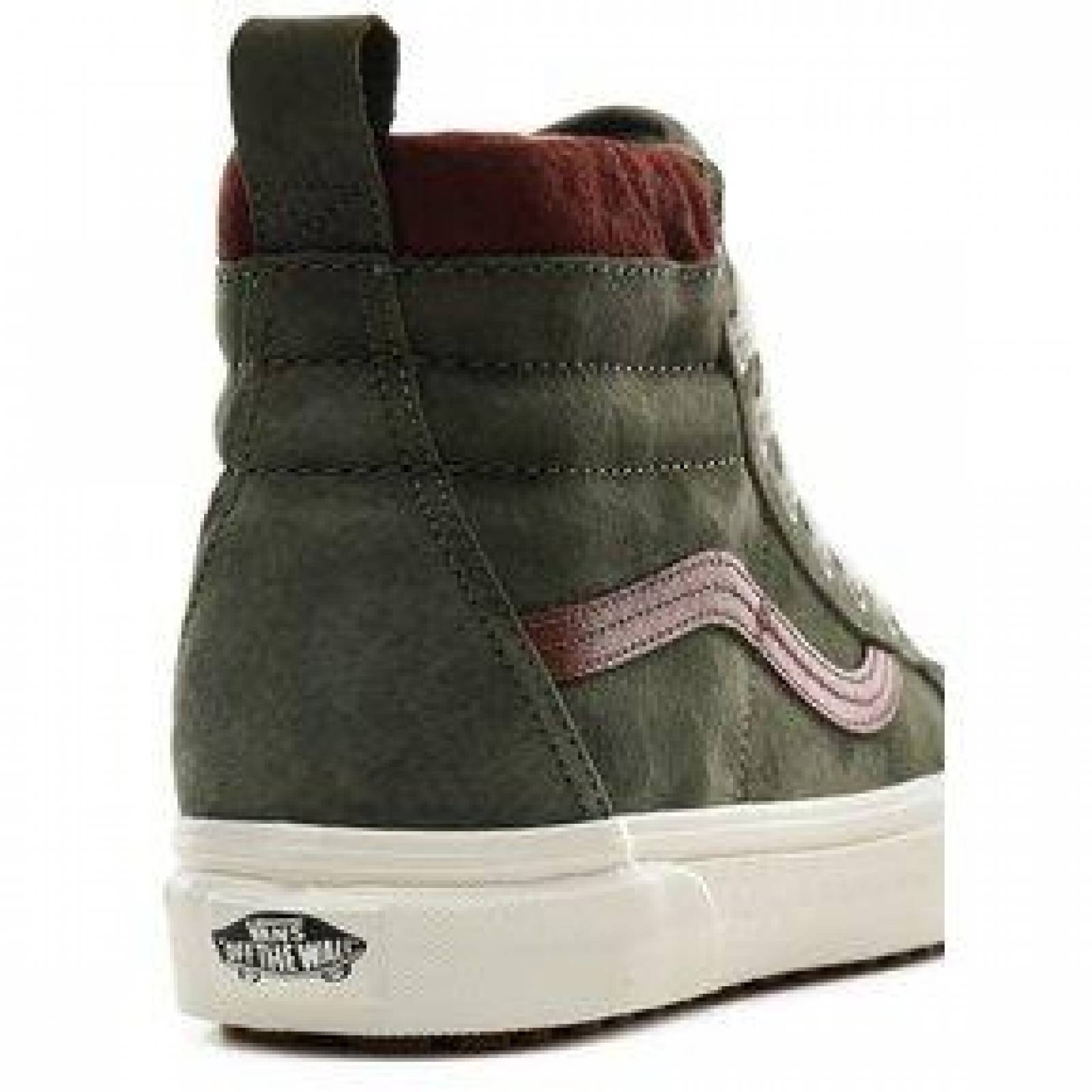 Tenis Vans Sk8-Hi Mte Hombre Verde Invierno All-Weather 