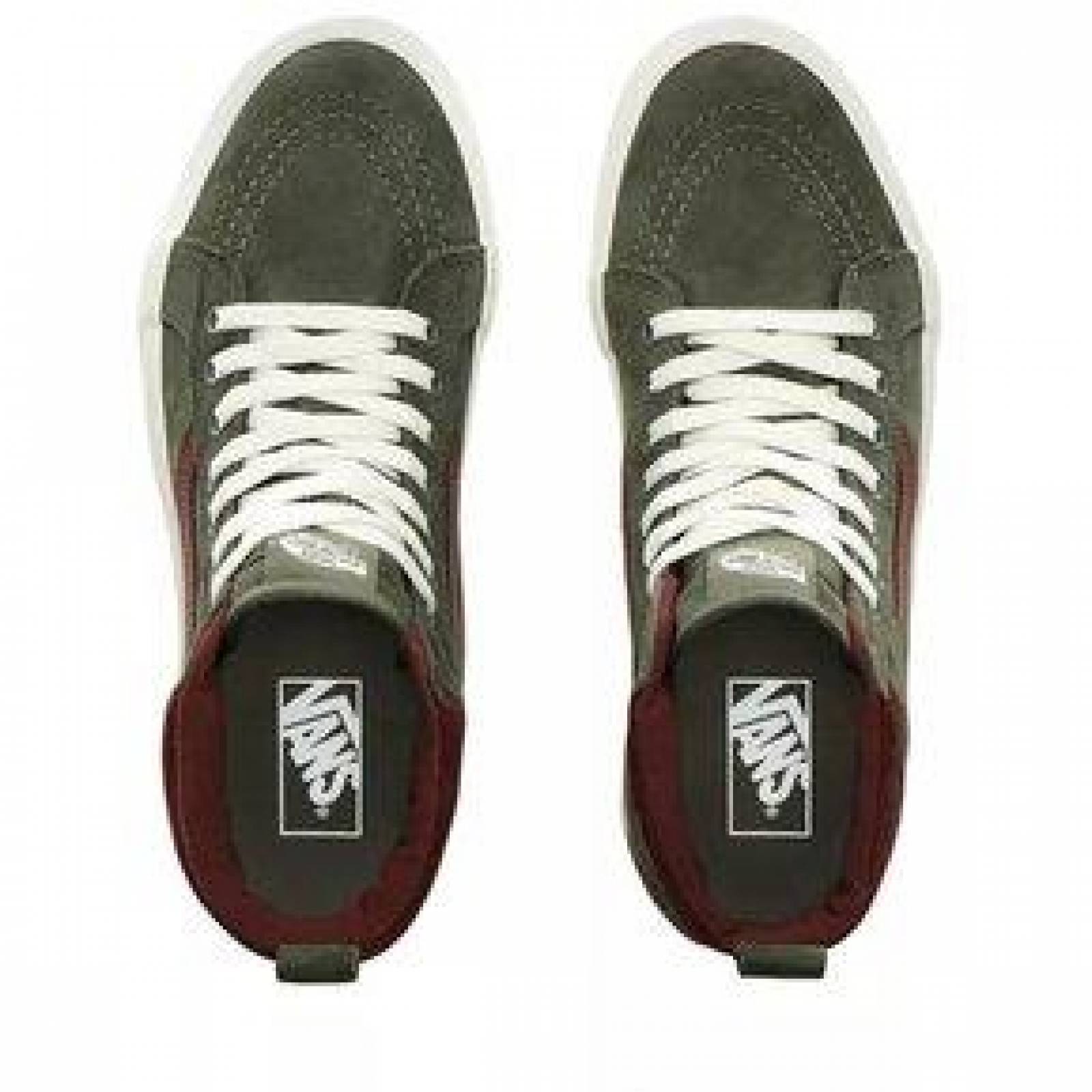 Tenis Vans Sk8-Hi Mte Hombre Verde Invierno All-Weather 