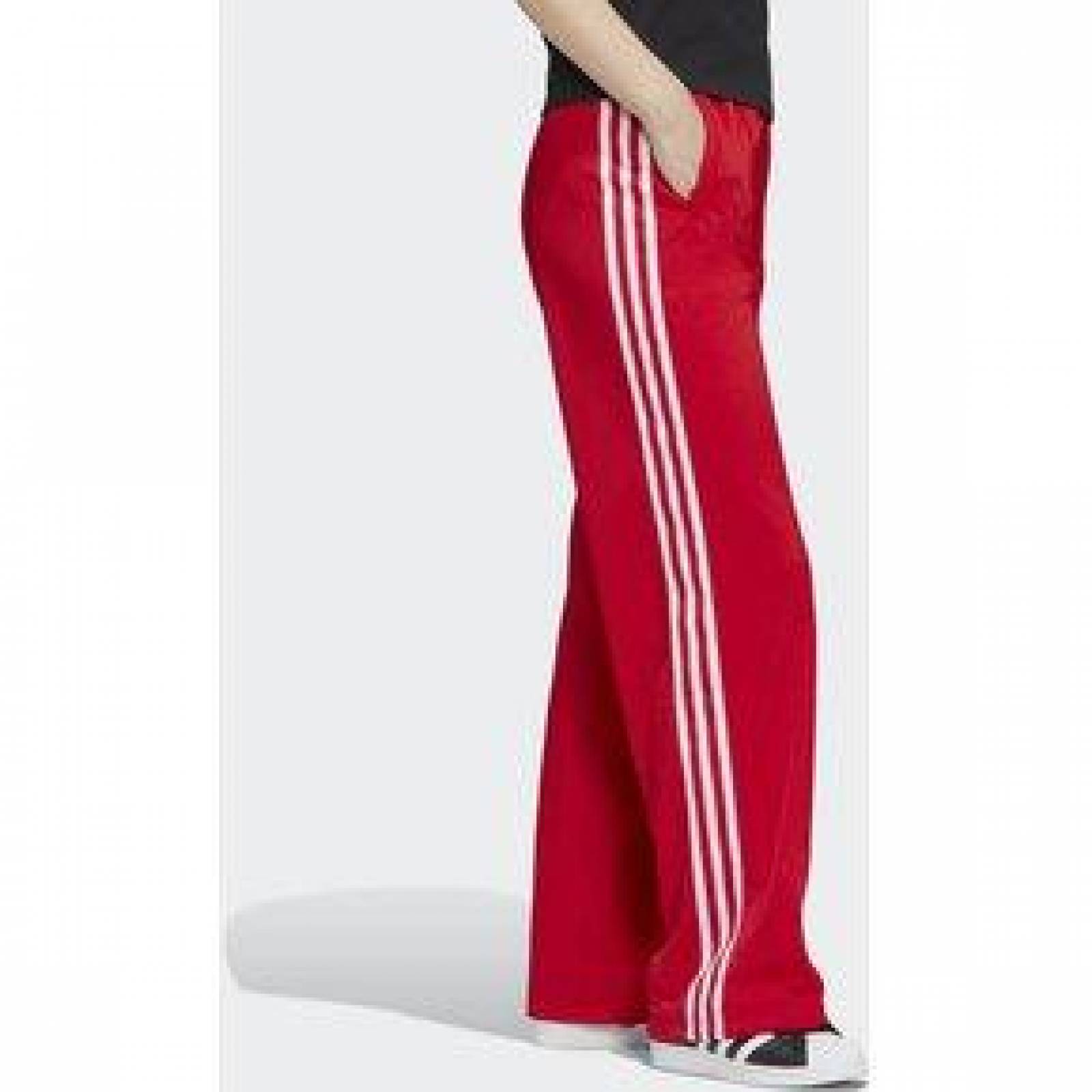 Pants Adidas Originals Mujer scarlet trifolio 3 franjas rojo M