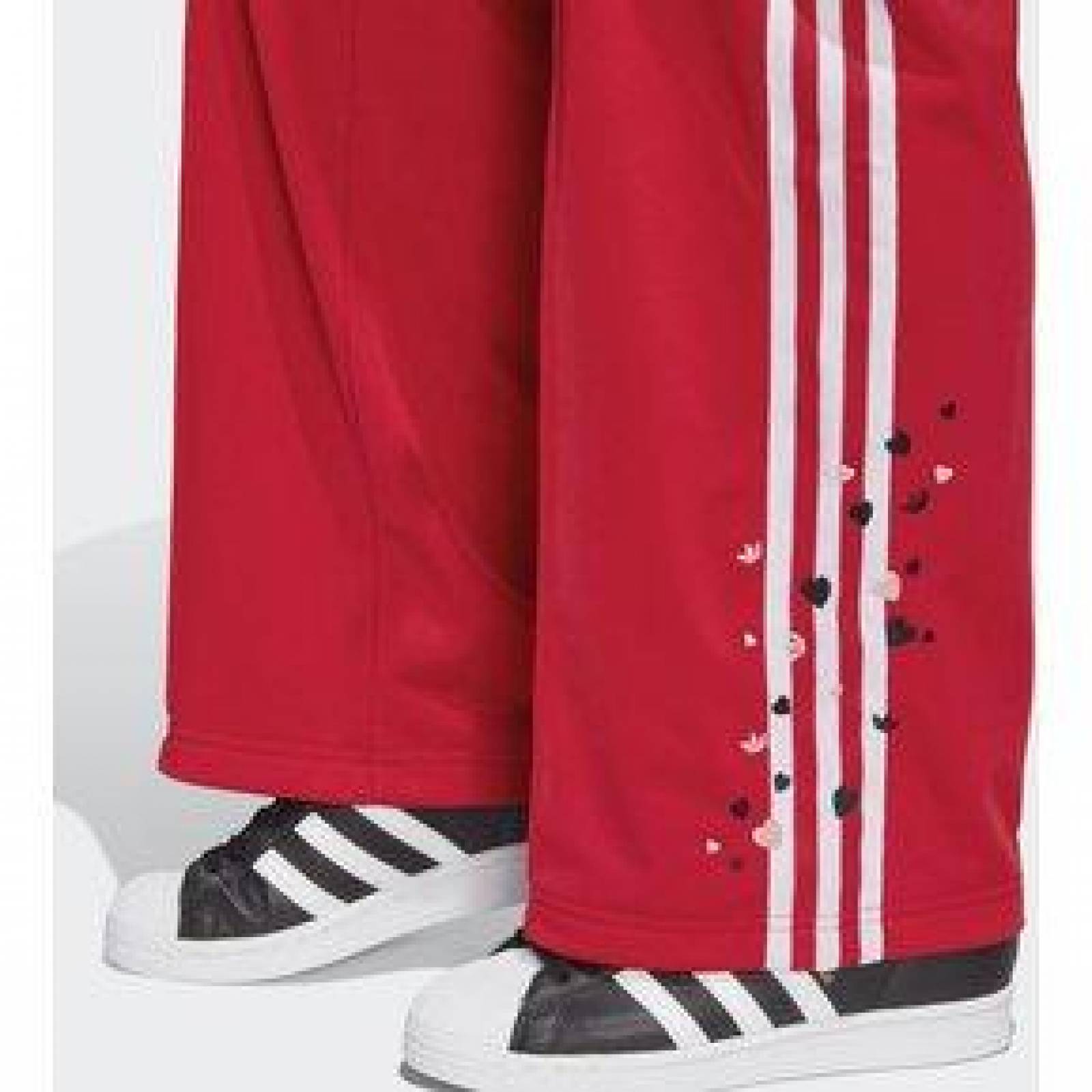 Pants Adidas Originals Mujer scarlet trifolio 3 franjas 