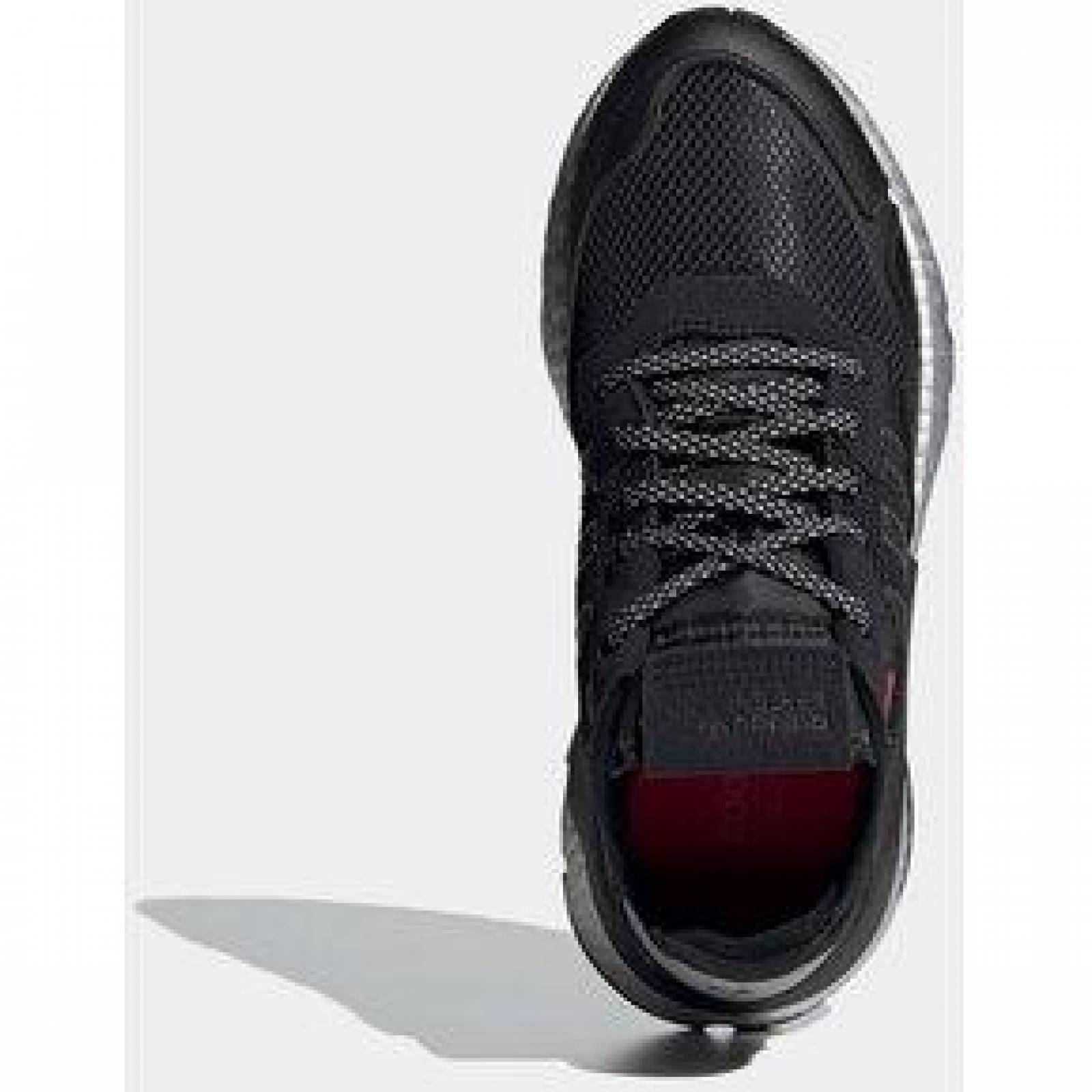 Tenis Adidas Nite Jogger Mujer Negro Reflejante Running 