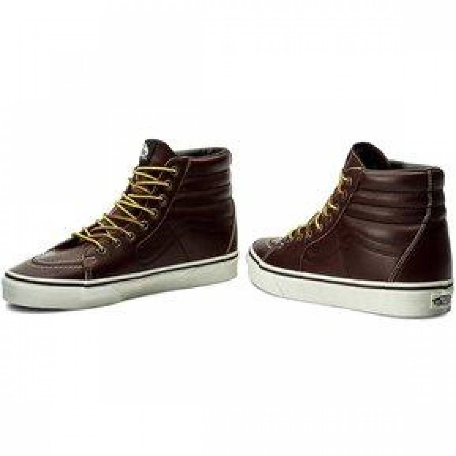 vans piel marron