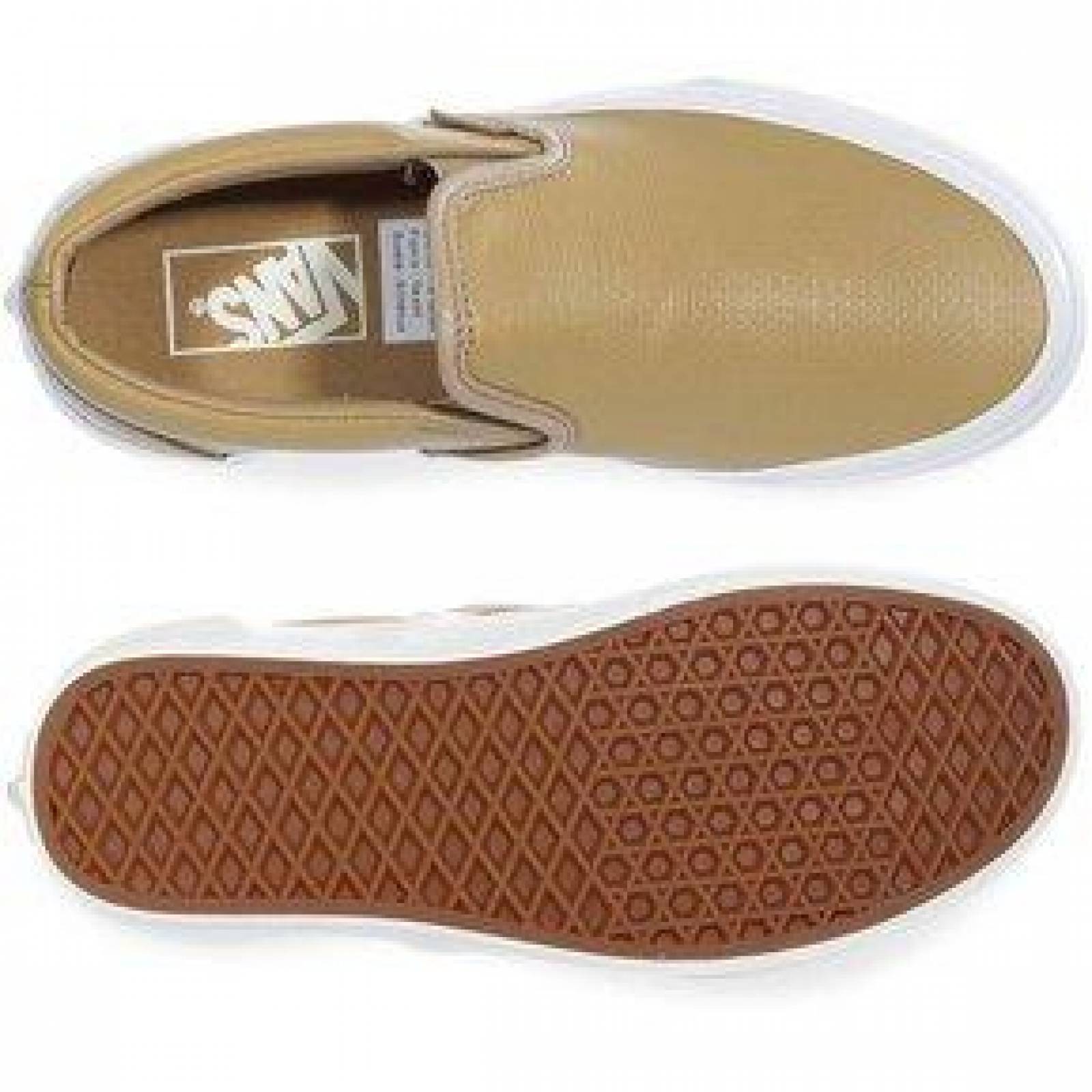 Tenis Vans Classic Slip Mujer Piel Skate Sport Casual 