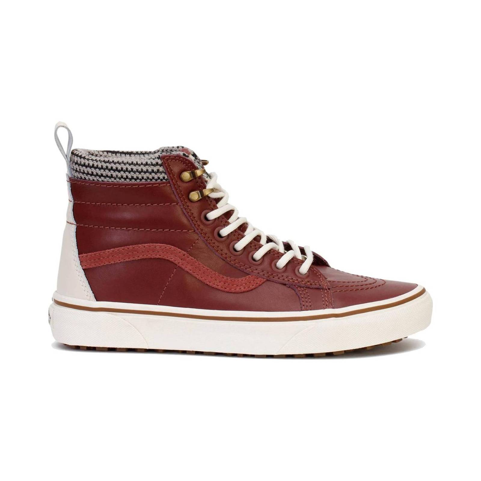 Vans sk8 hi discount piel