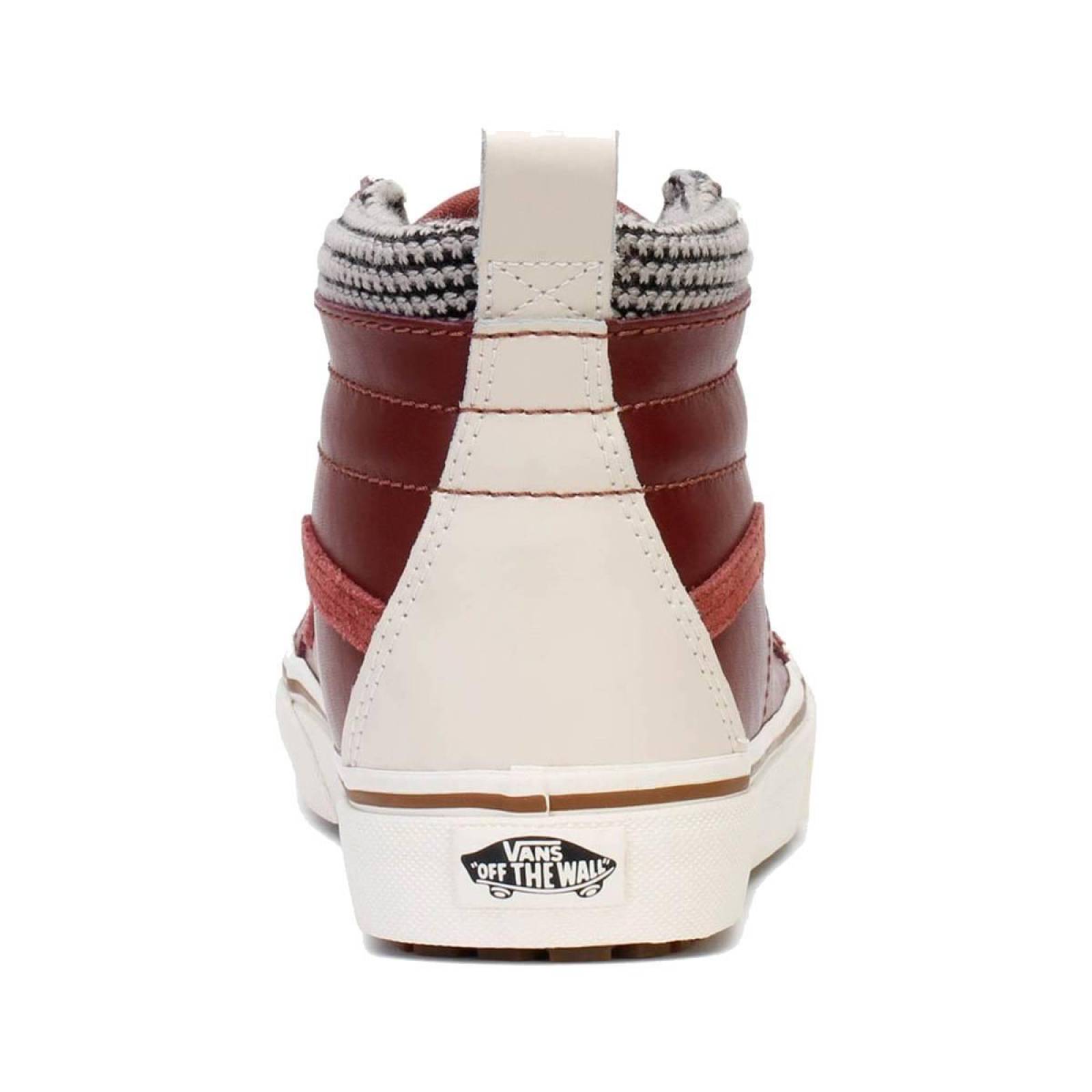 Tenis Vans Sk8 Hi MTE Mujer Piel Skate Moda Casual 