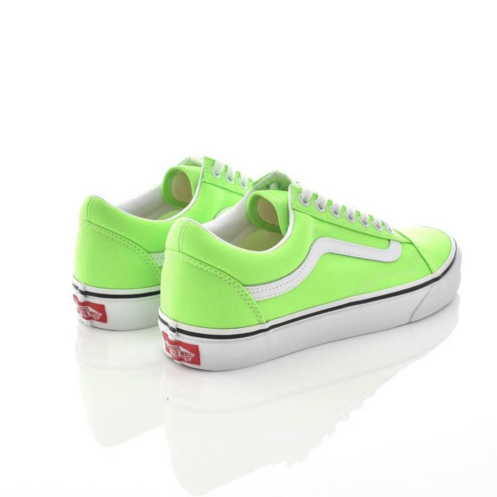 Tenis Vans Old Skool Neon Hombre Skate Sport 