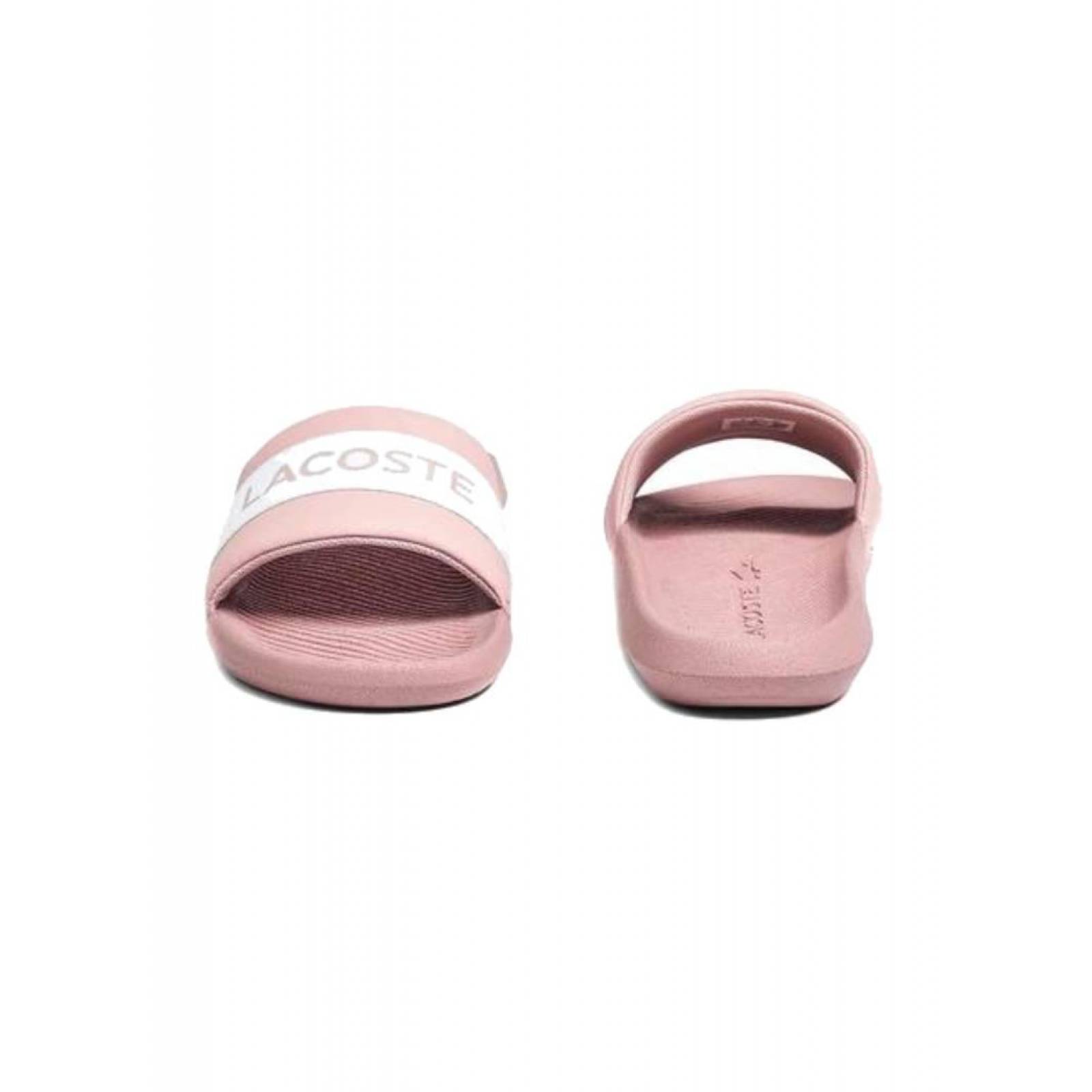 Sandalias Lacoste Croco Slide Mujer 